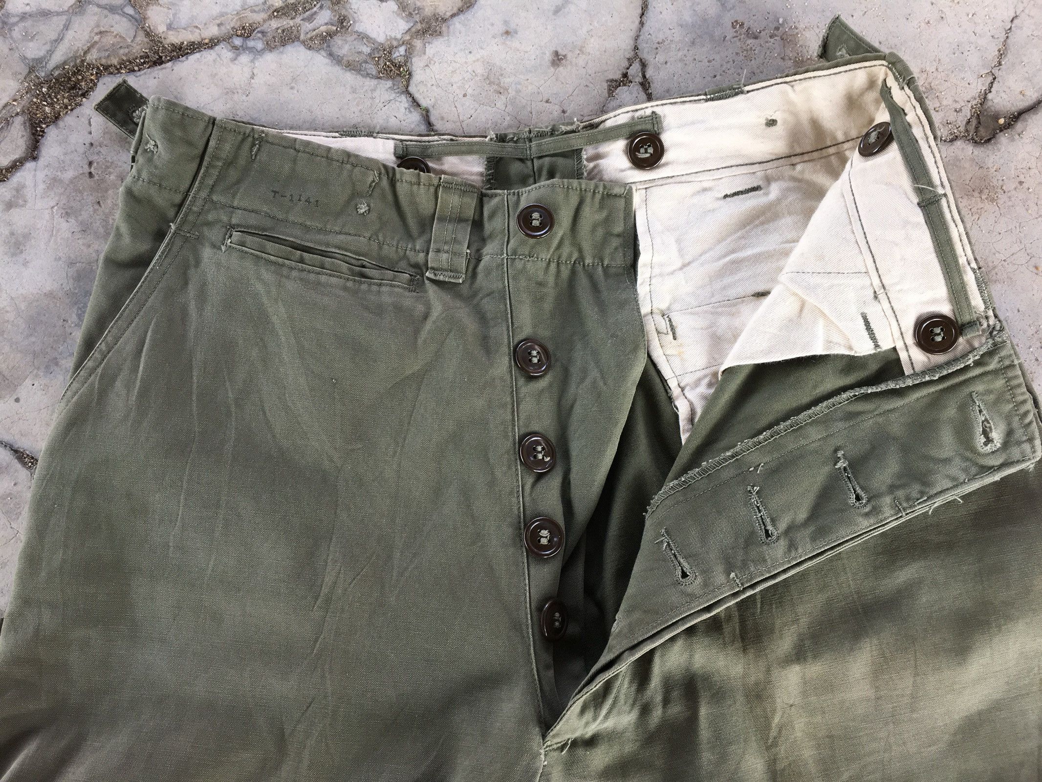 Vintage Vintage WWII Trousers Pants 1948 Issue Size US 30 / EU 46 - 3 Thumbnail
