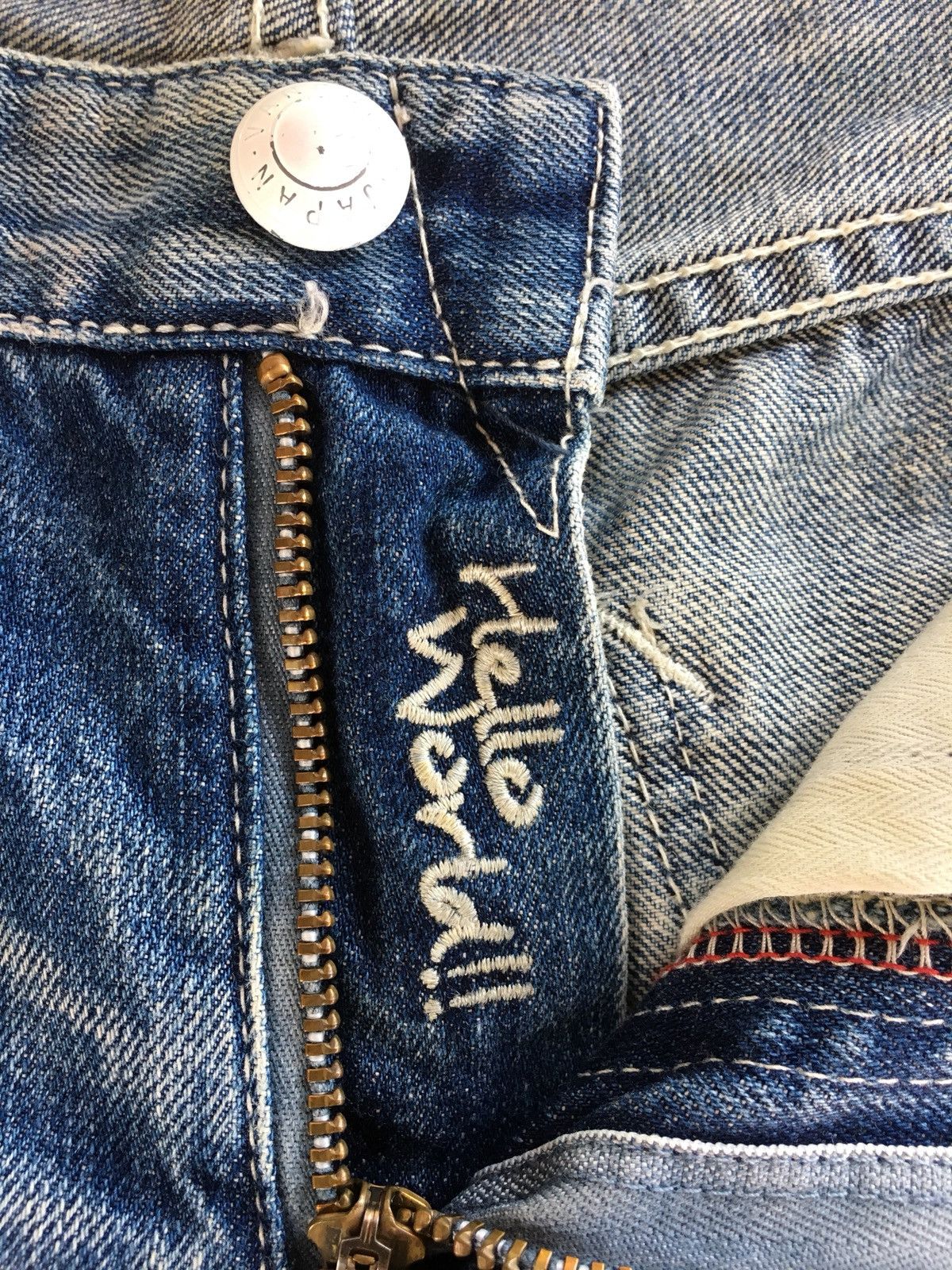 Vanquish Vanquish Tokyo Japan Denim Jeans Hello World Size US 30 / EU 46 - 7 Thumbnail