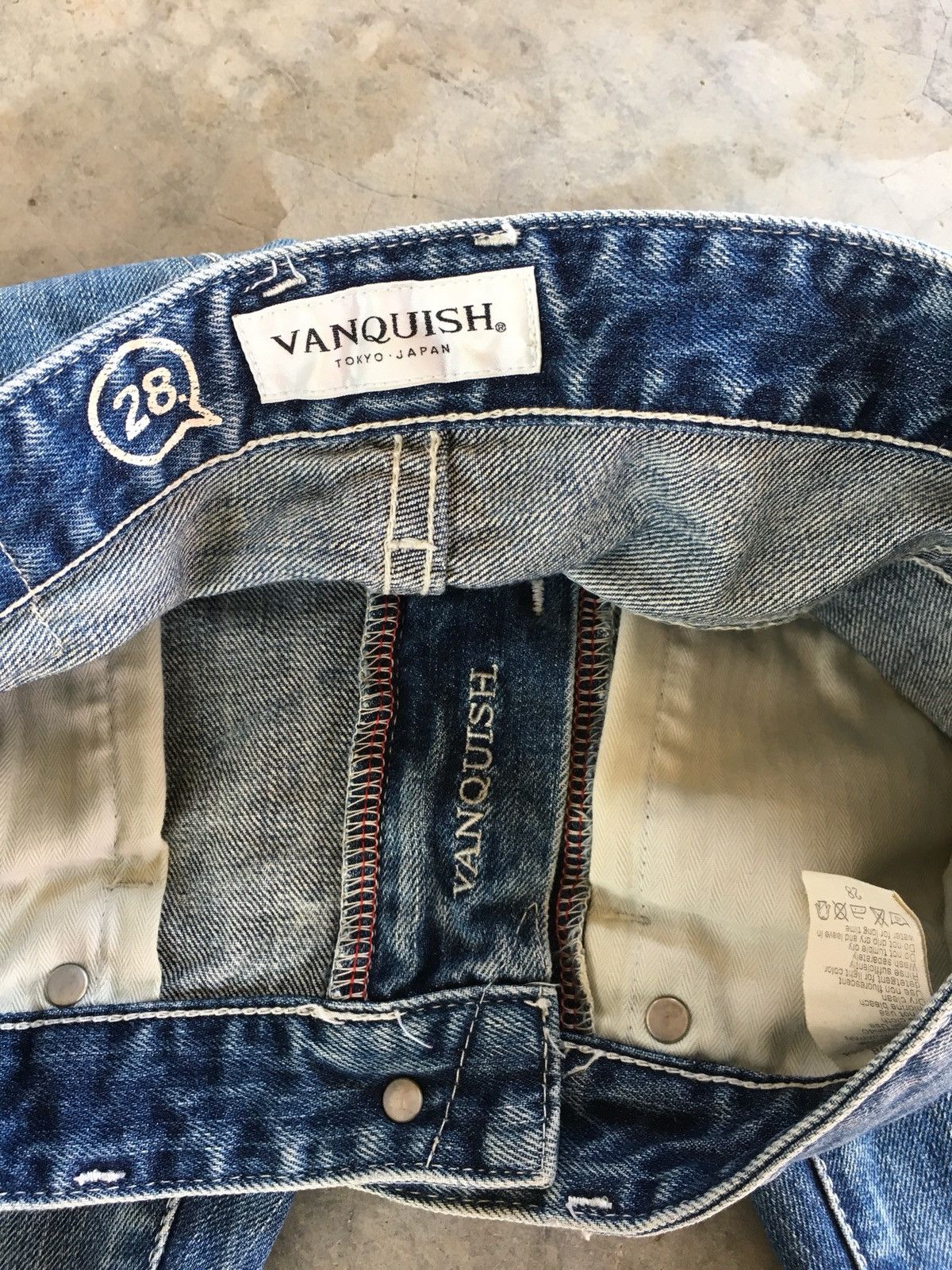 Vanquish Vanquish Tokyo Japan Denim Jeans Hello World Size US 30 / EU 46 - 8 Thumbnail