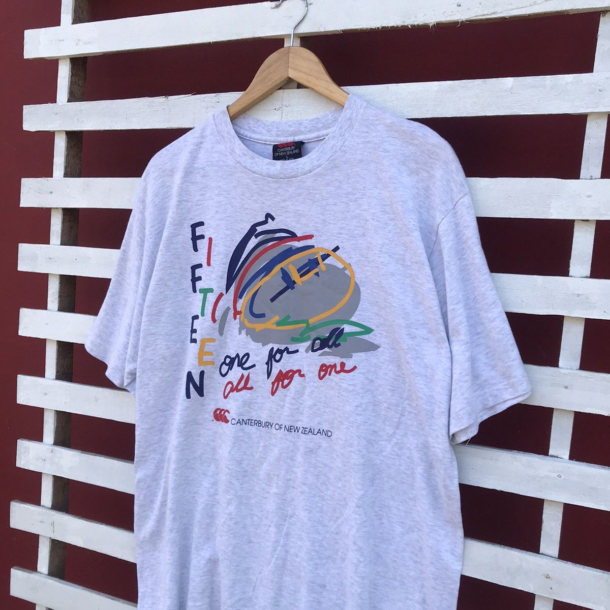 Canterbury of New Zealand Vintage Canterburry art shirt japan made Size US L / EU 52-54 / 3 - 1 Thumbnail