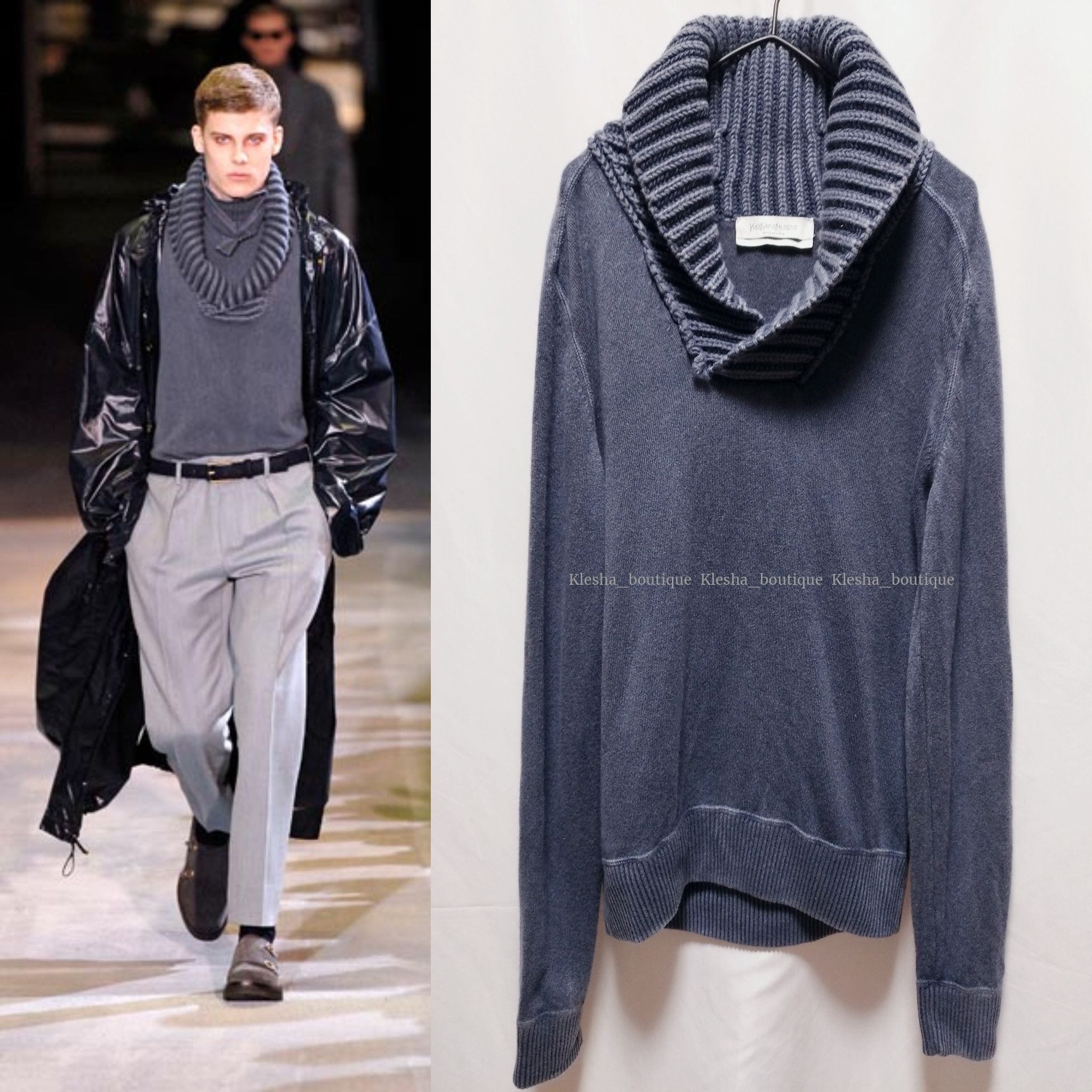 Ysl Rive Gauche By Tom Ford × Yves Saint Laurent 2007AW Cashmere 