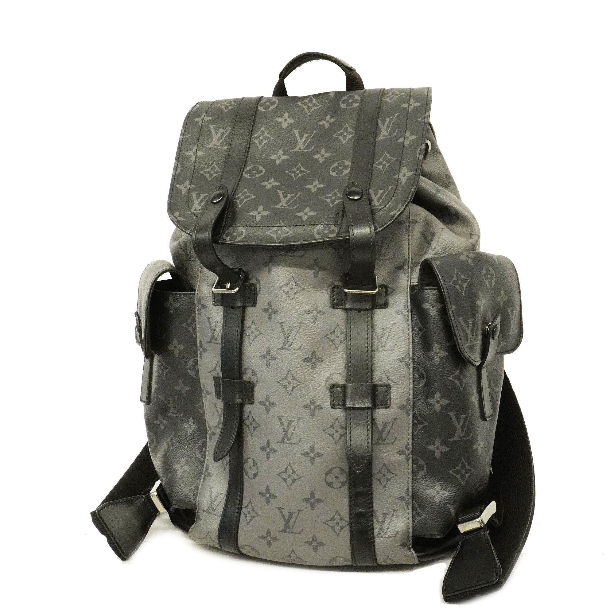 Louis Vuitton Auth Louis Vuitton Rucksack Monogram Eclipse Christopher ...