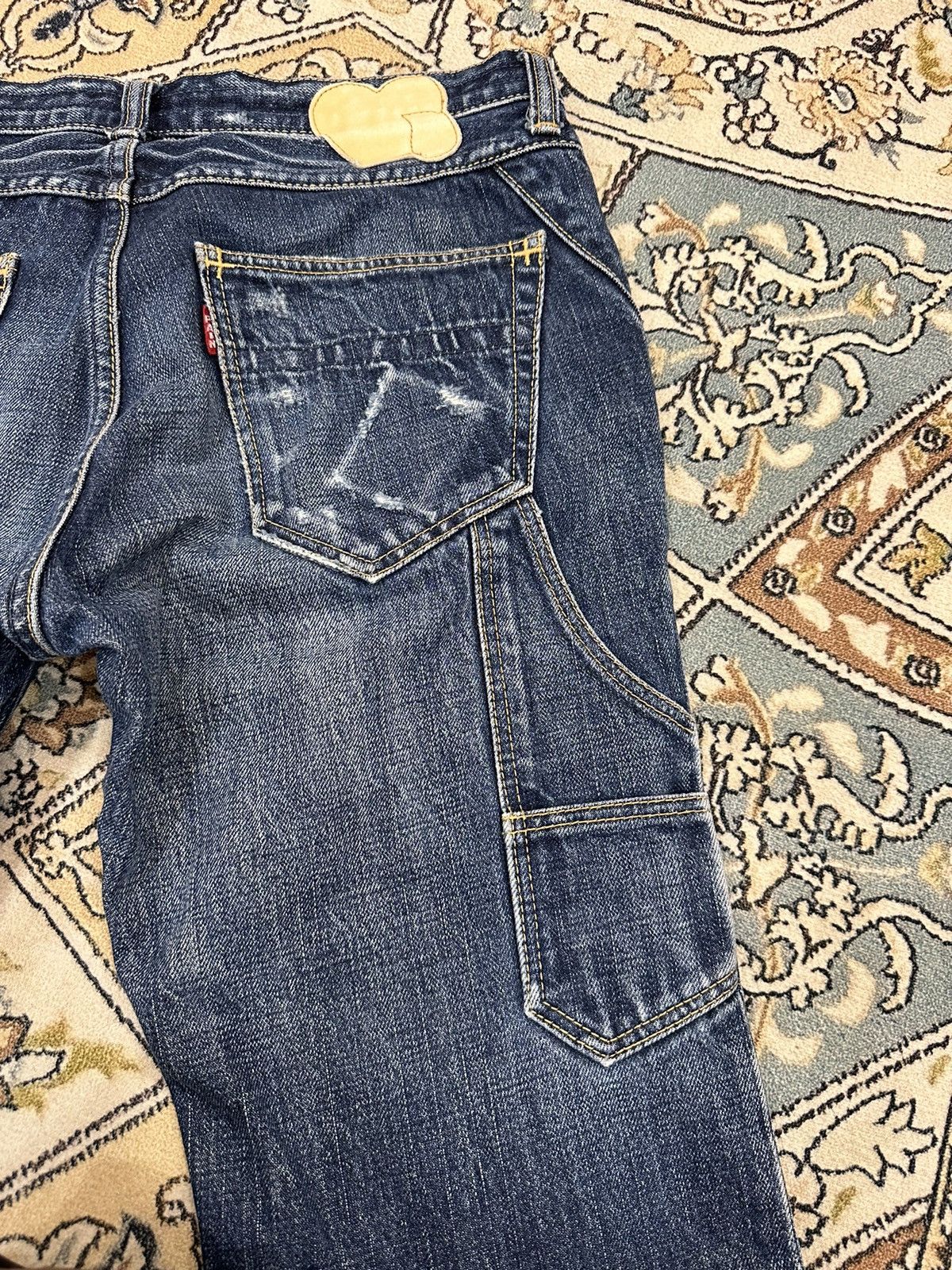Loveless Number (N)ine Pain Distressed Denim Pants Size US 30 / EU 46 - 6 Thumbnail