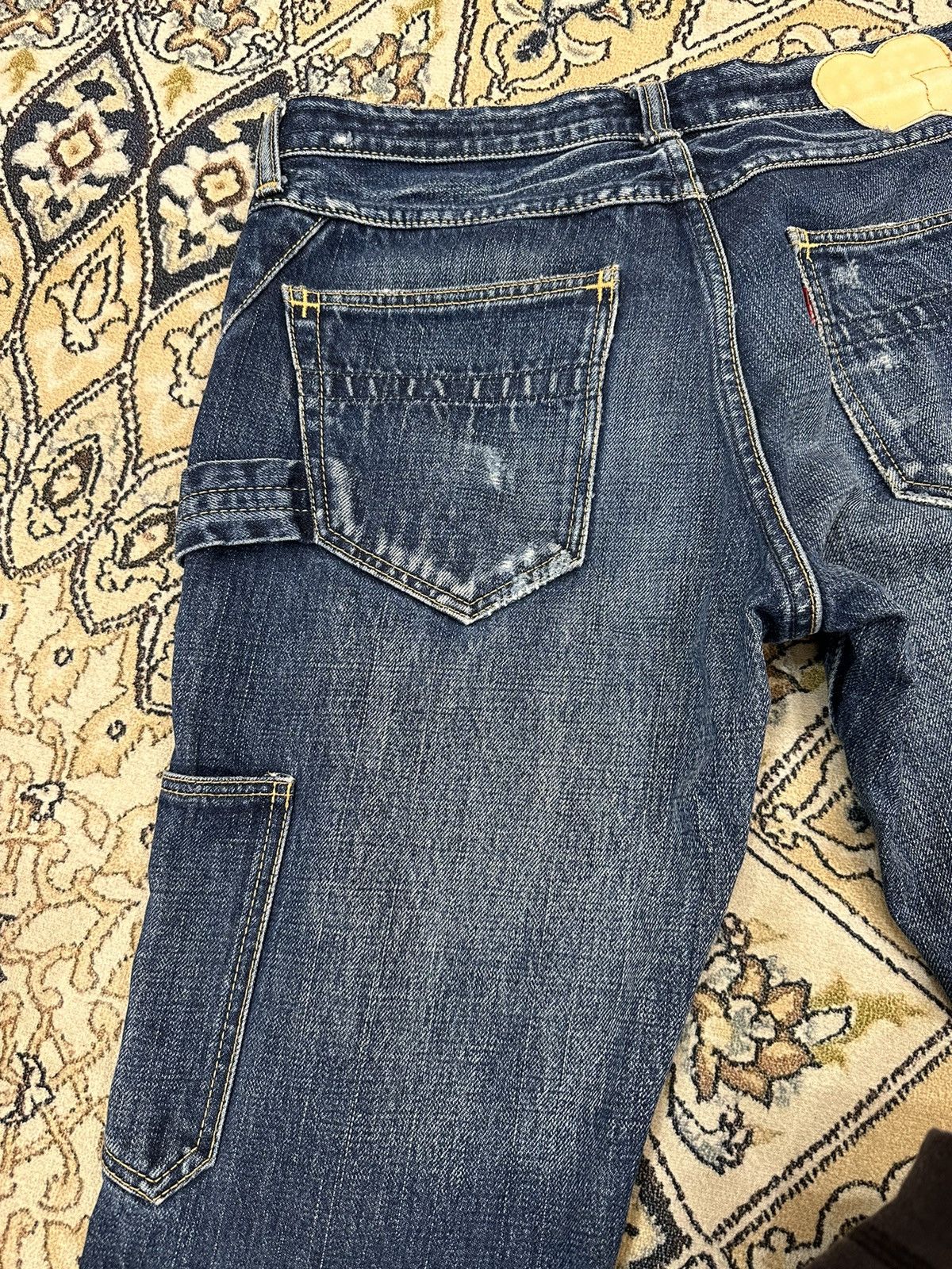 Loveless Number (N)ine Pain Distressed Denim Pants Size US 30 / EU 46 - 7 Thumbnail