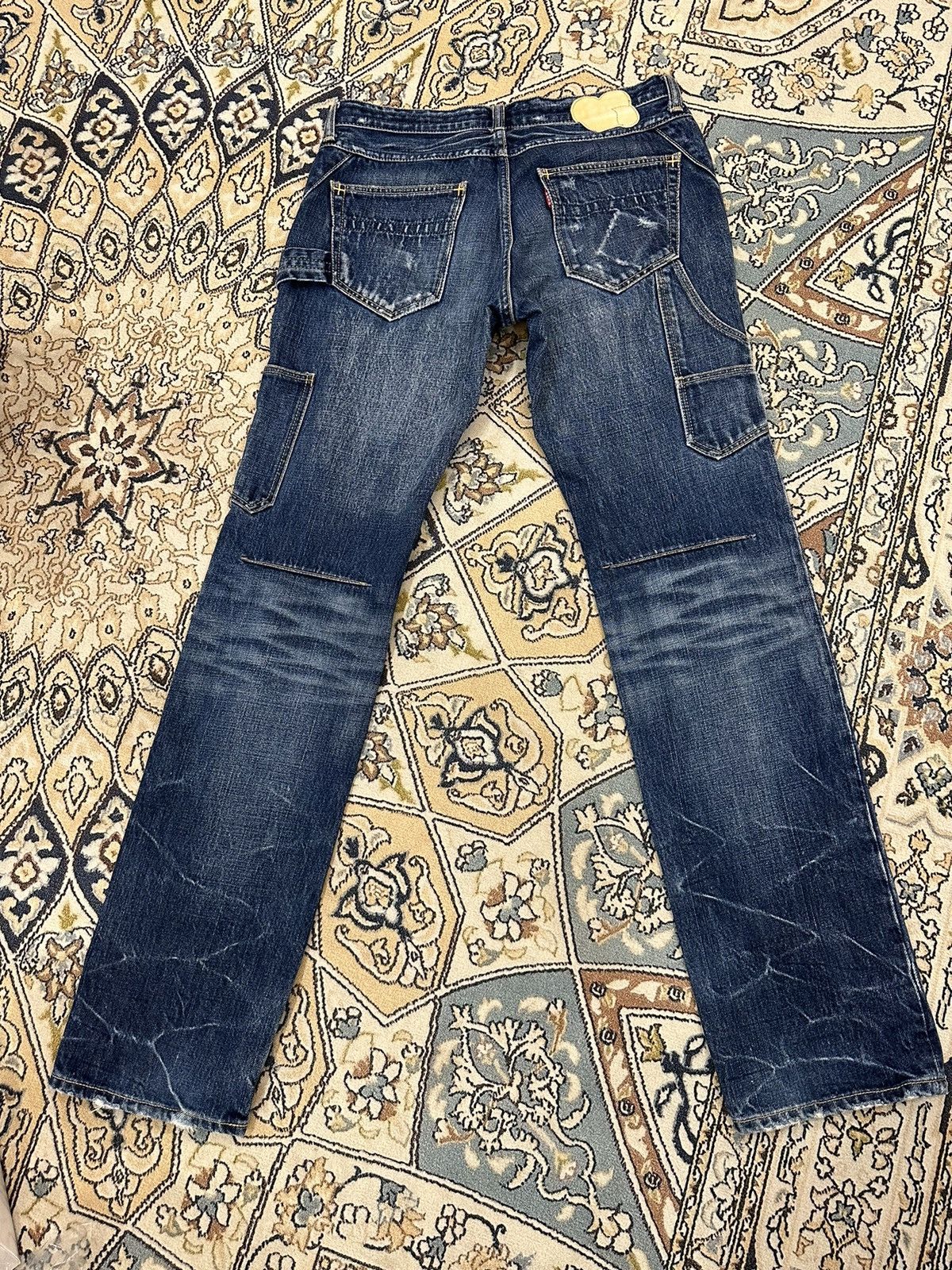 Loveless Number (N)ine Pain Distressed Denim Pants Size US 30 / EU 46 - 2 Thumbnail