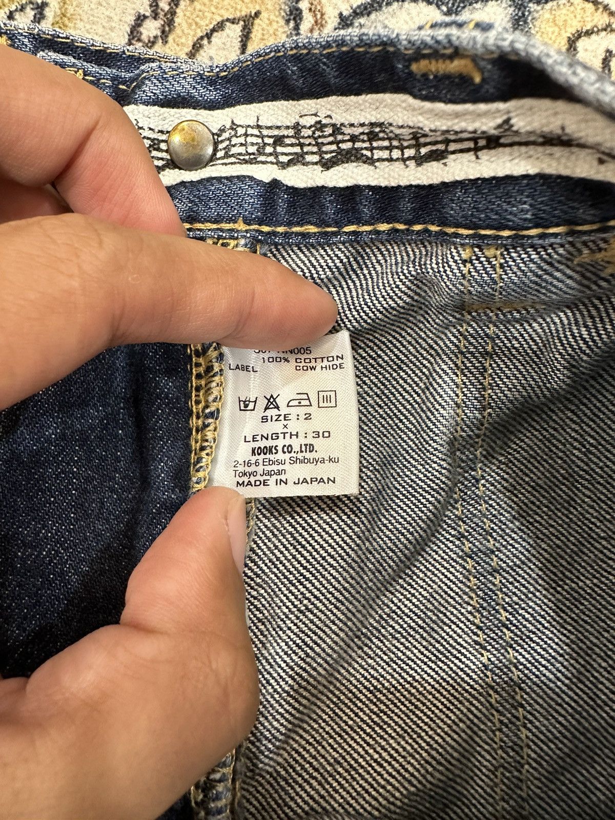 Loveless Number (N)ine Pain Distressed Denim Pants Size US 30 / EU 46 - 9 Thumbnail