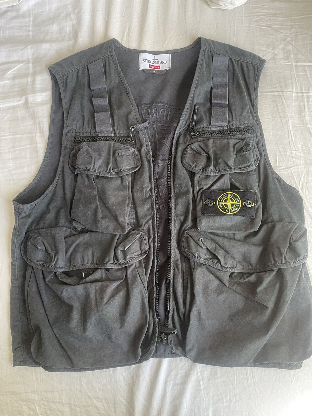 Supreme Stone Island x Supreme Camo Vest | Grailed