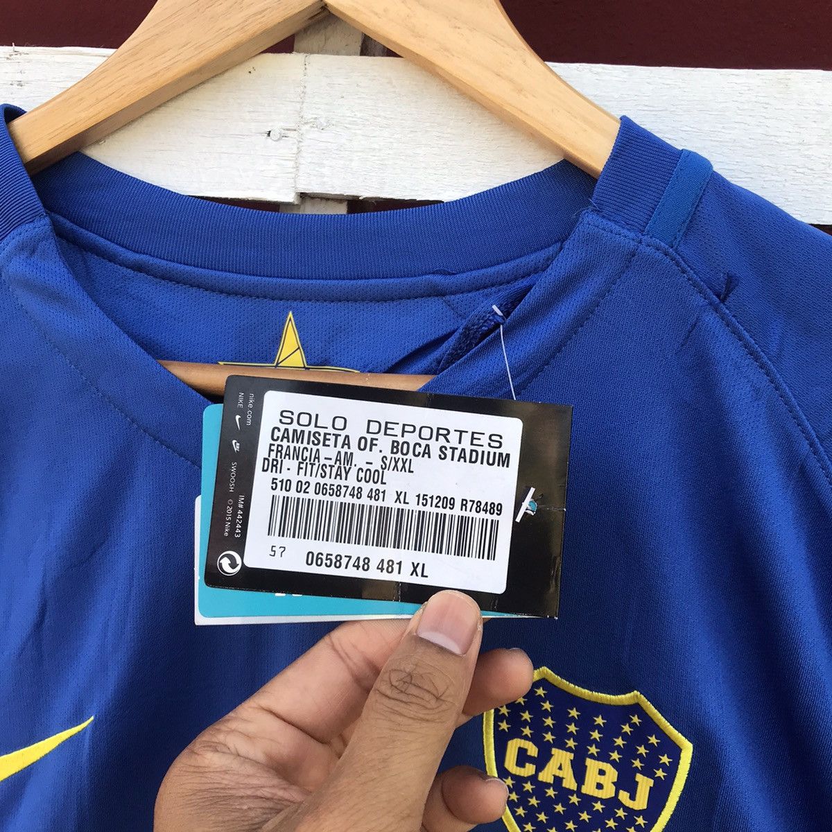 Other Offer🔥Nike Boca Junior jersey 2005 Size US XL / EU 56 / 4 - 6 Thumbnail