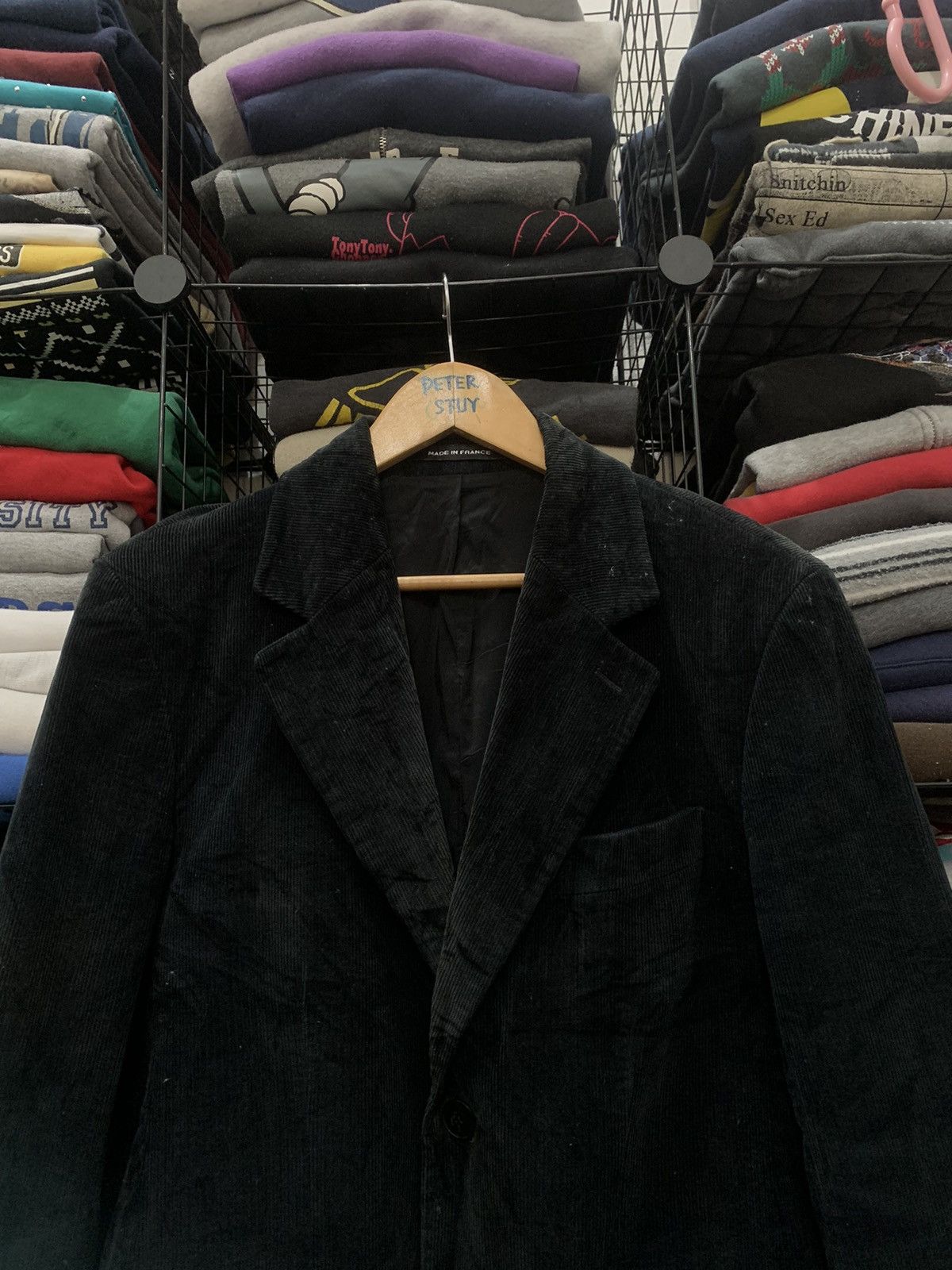 agnes b. Agnes B. Made in France Corduroy Jacket Size US M / EU 48-50 / 2 - 2 Thumbnail