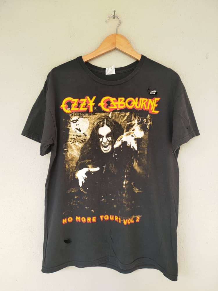 Band Tees Ozzy Osbourne Distressed Trashed T Size US M / EU 48-50 / 2 - 1 Thumbnail