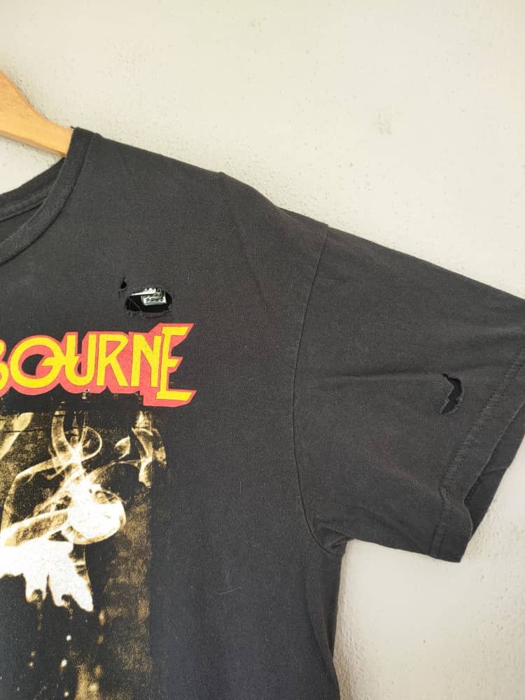 Band Tees Ozzy Osbourne Distressed Trashed T Size US M / EU 48-50 / 2 - 5 Thumbnail