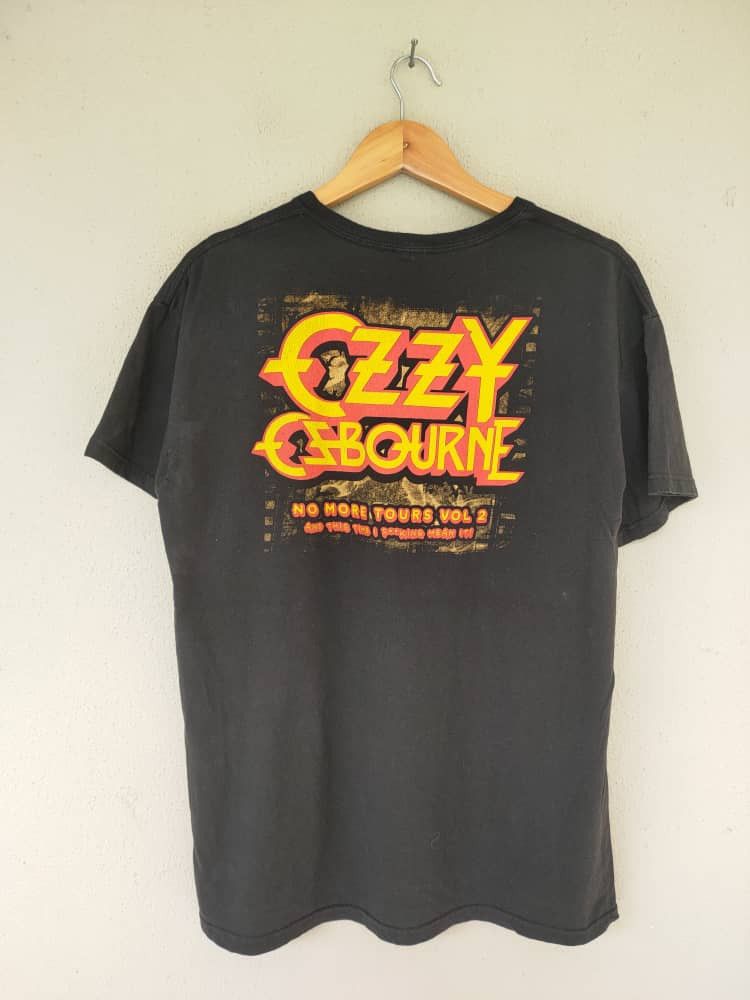 Band Tees Ozzy Osbourne Distressed Trashed T Size US M / EU 48-50 / 2 - 2 Thumbnail