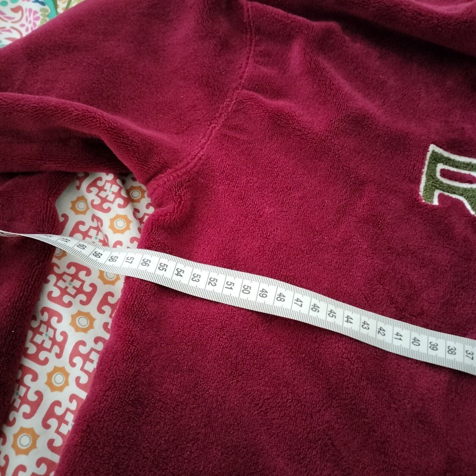 Designer × RVCA RVCA Jumper Sweater Velvet Fleece Embroidered Spellout Size S / US 4 / IT 40 - 7 Thumbnail