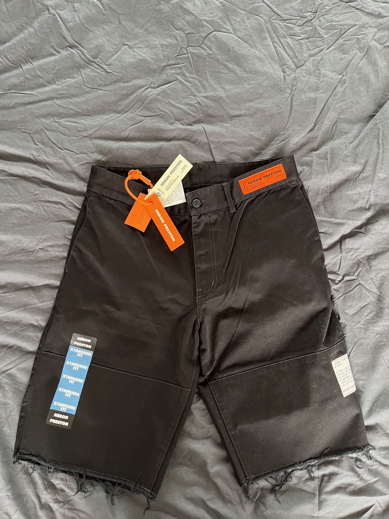 Heron Preston × Streetwear Heron Preston X H&M H2 Leather Shorts