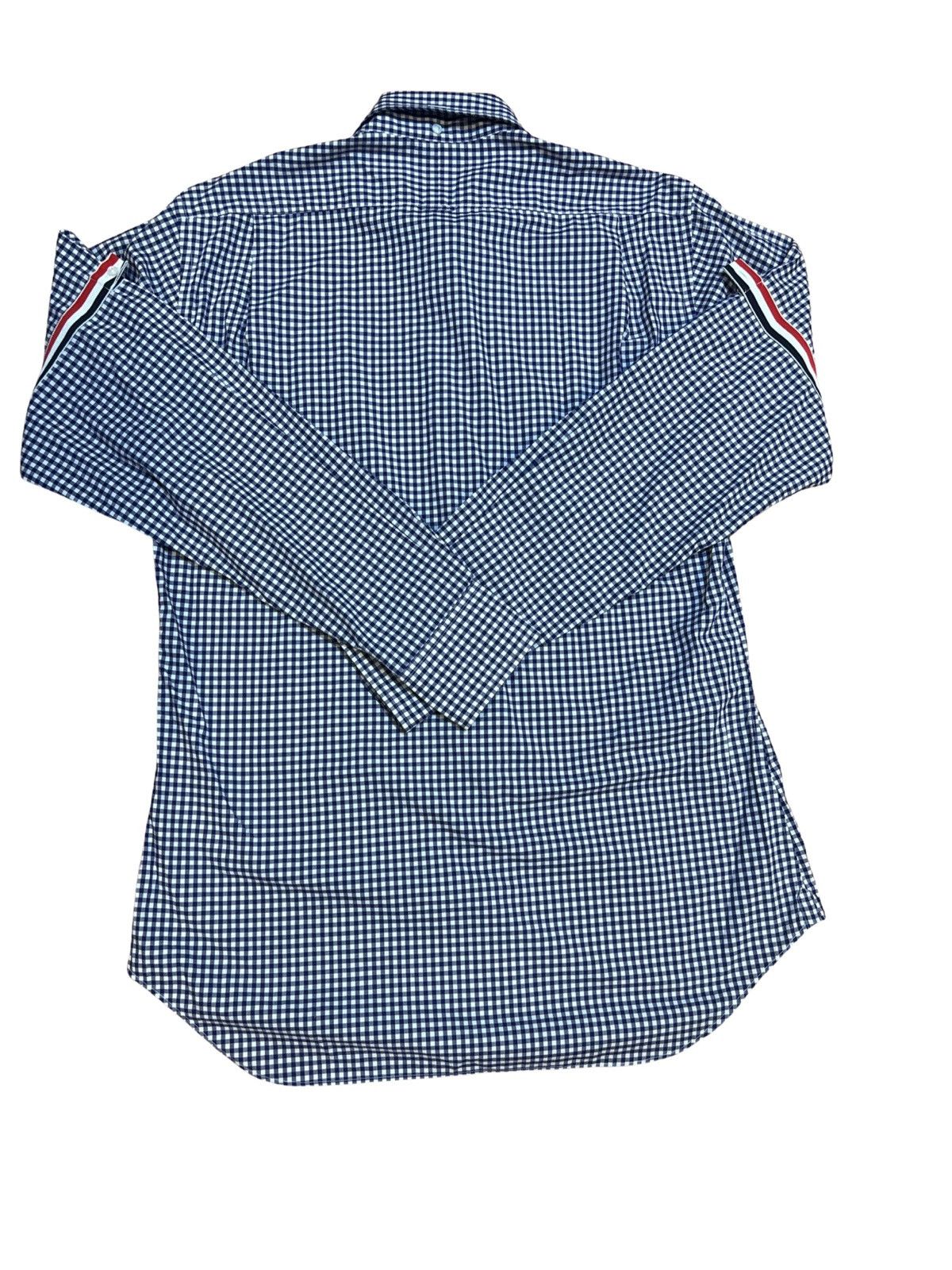 Thom Browne THOM BROWNE CHECKERED ARM GROSS GRAIN SHIRT Size US XL / EU 56 / 4 - 2 Thumbnail