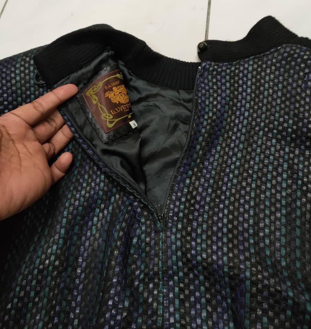 Designer L.Vaninni Leather crop Sweater Size S / US 4 / IT 40 - 3 Thumbnail