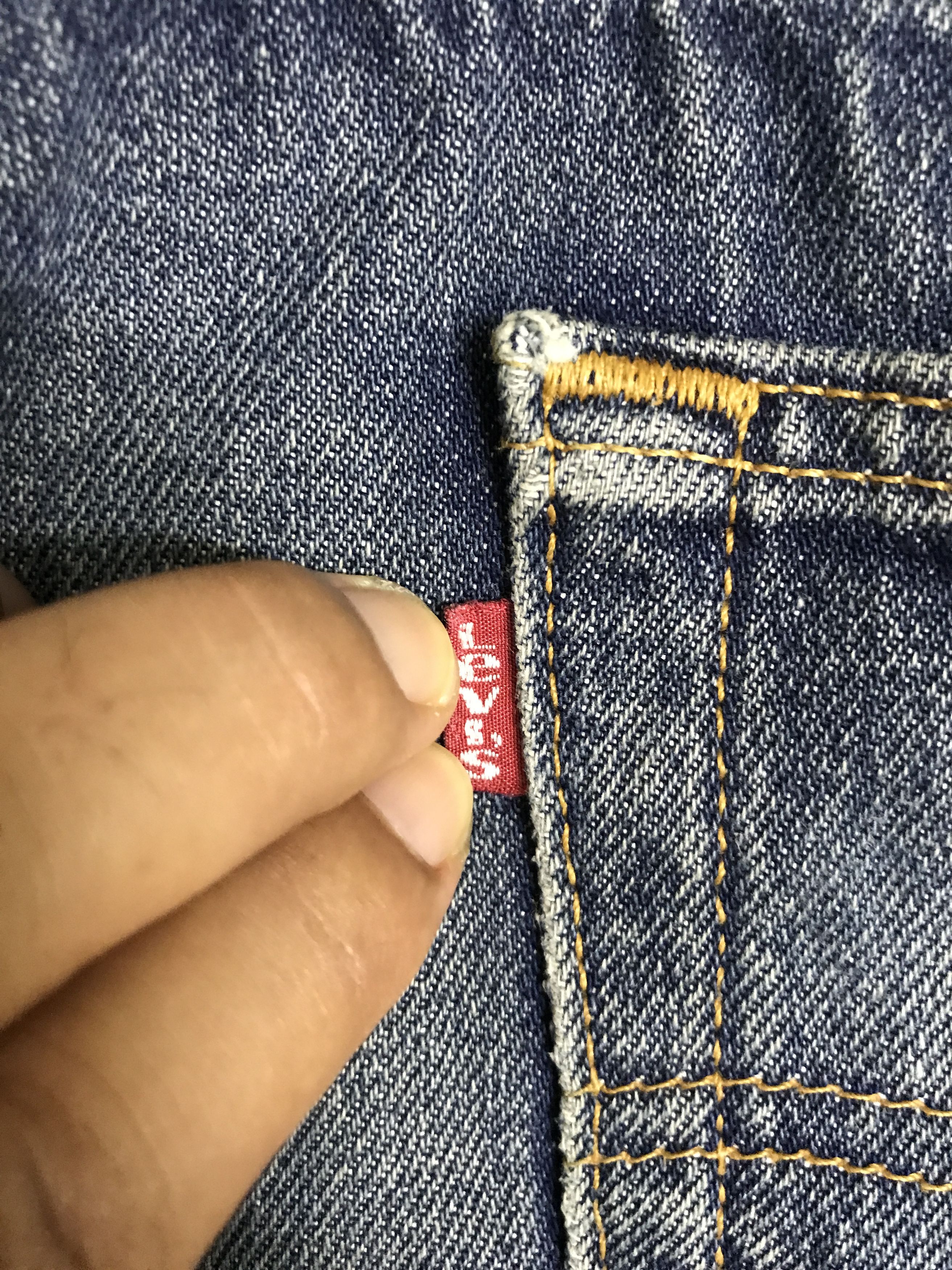 Levi's VL176- Vintage Levis 501 Blue Wash Jeans Size US 35 - 15 Thumbnail