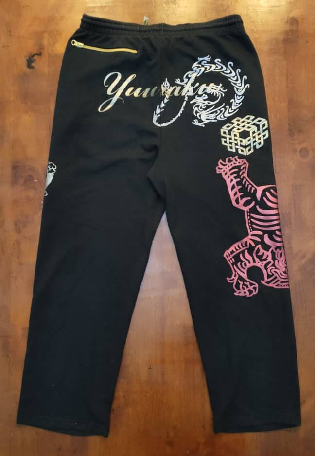 Japanese Brand Sukajan LAD Tiger Dragon Sweatpant Size US 33 - 2 Thumbnail