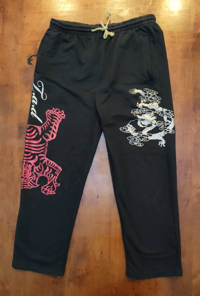 Japanese Brand Sukajan LAD Tiger Dragon Sweatpant Size US 33 - 1 Thumbnail