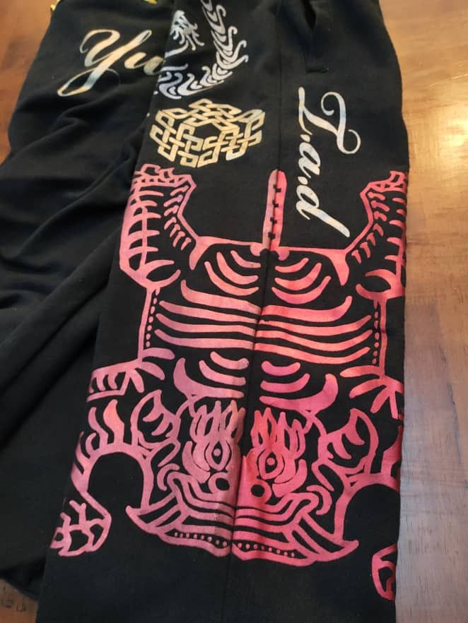 Japanese Brand Sukajan LAD Tiger Dragon Sweatpant Size US 33 - 3 Thumbnail