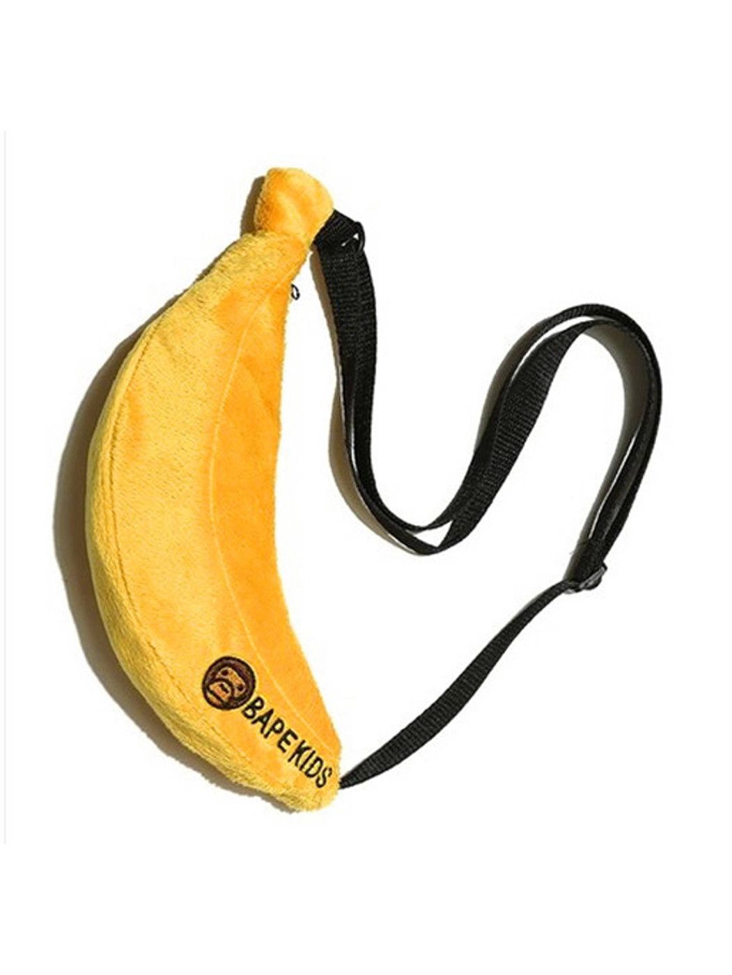 Bape Banana Shoulder Bag A Bathing Ape Sling in Yellow, Men's