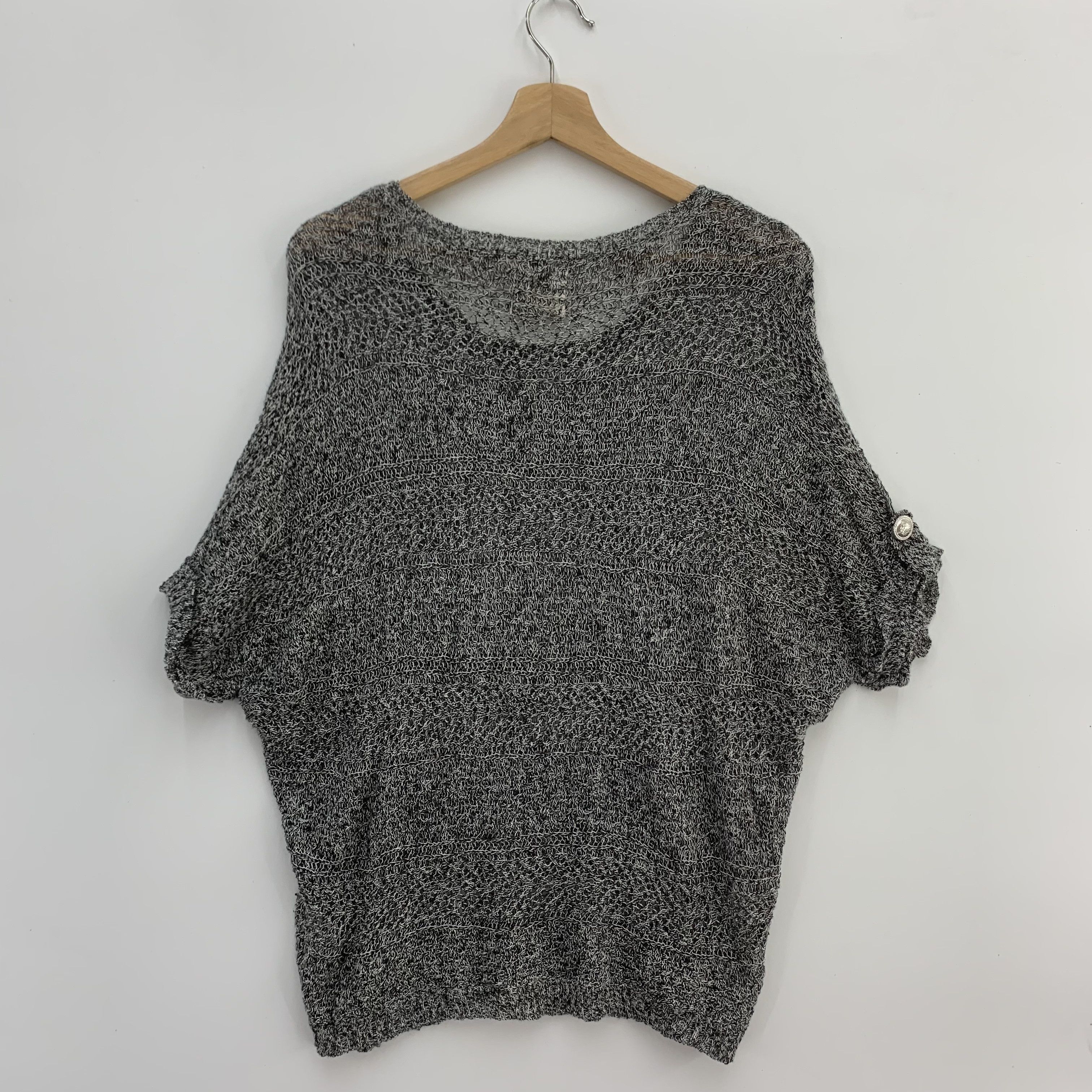 Japanese Brand Clef De Sol Knit Sweater Wool Blend Knitwear Size M / US 6-8 / IT 42-44 - 5 Thumbnail