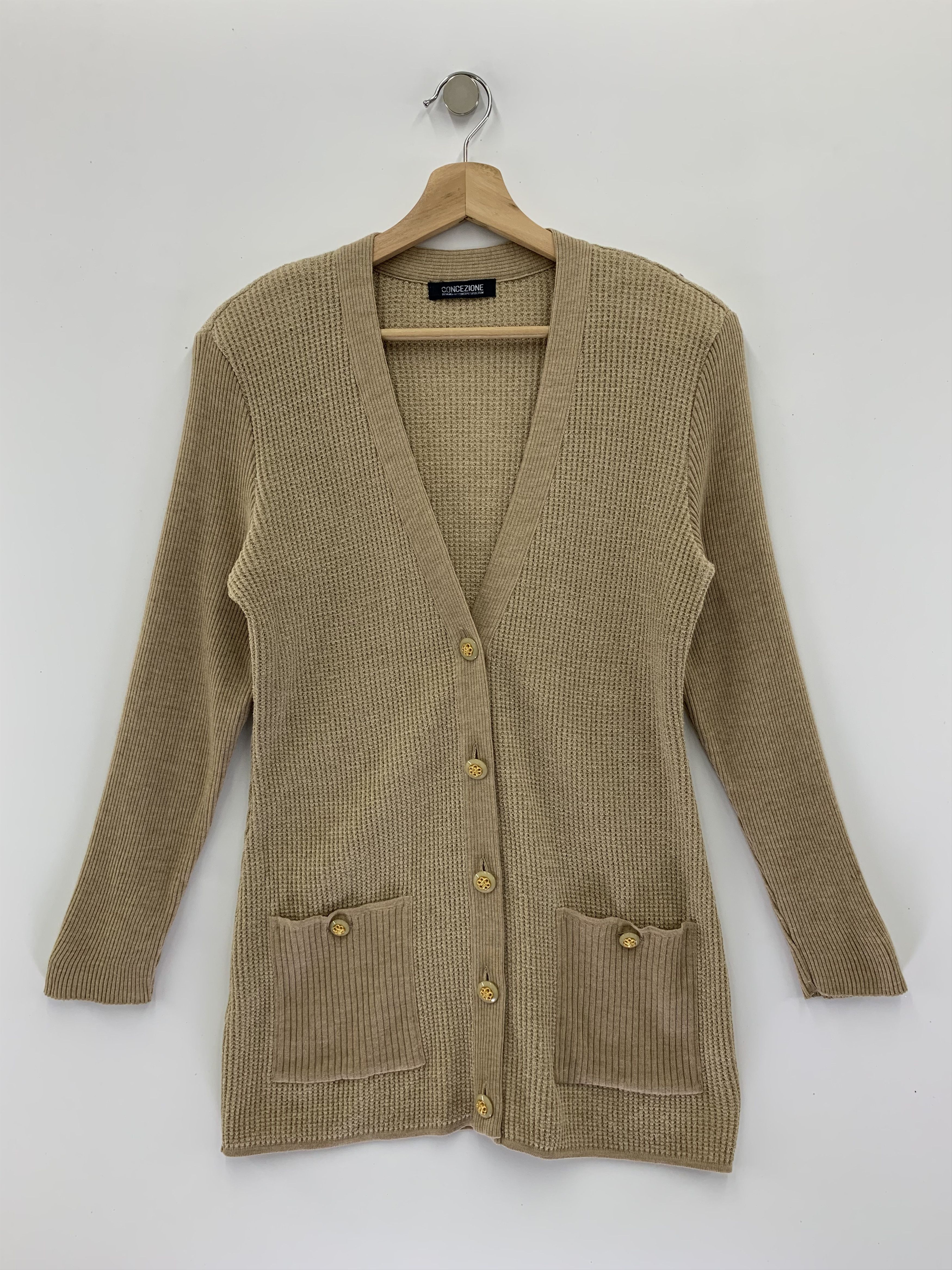 Vintage Vintage Wool Cardigan Knitwear Wool Knit Size M / US 6-8 / IT 42-44 - 1 Thumbnail