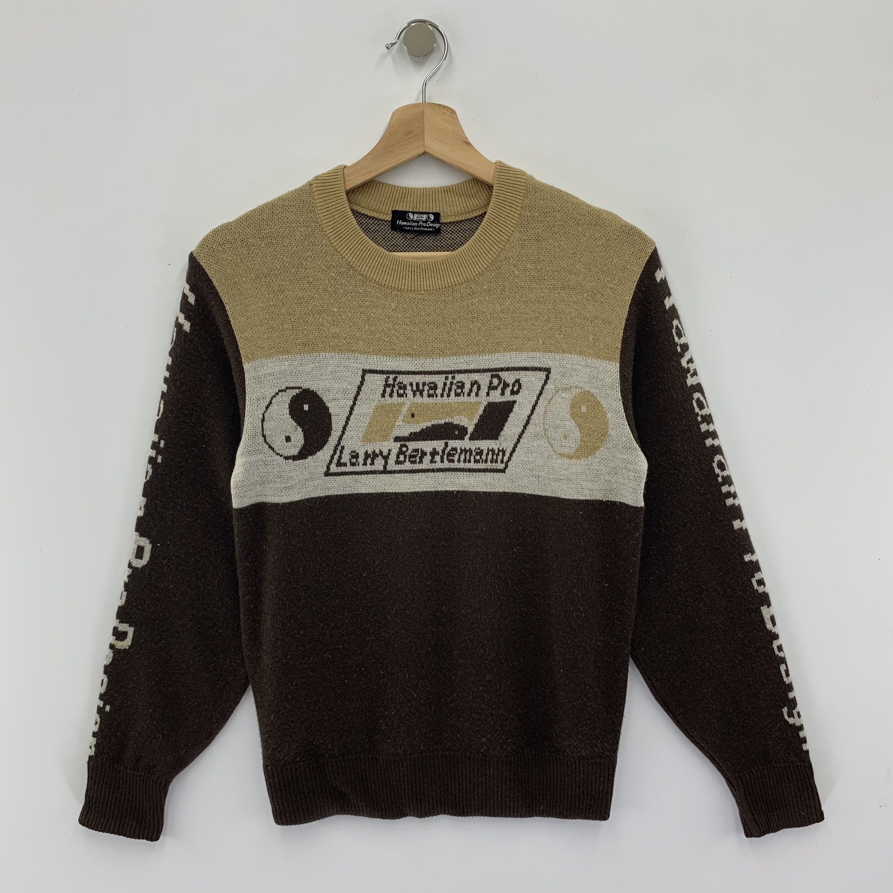 Vintage Vintage 90s Hawaiian Wool Knit Sweater Size US S / EU 44-46 / 1 - 1 Thumbnail