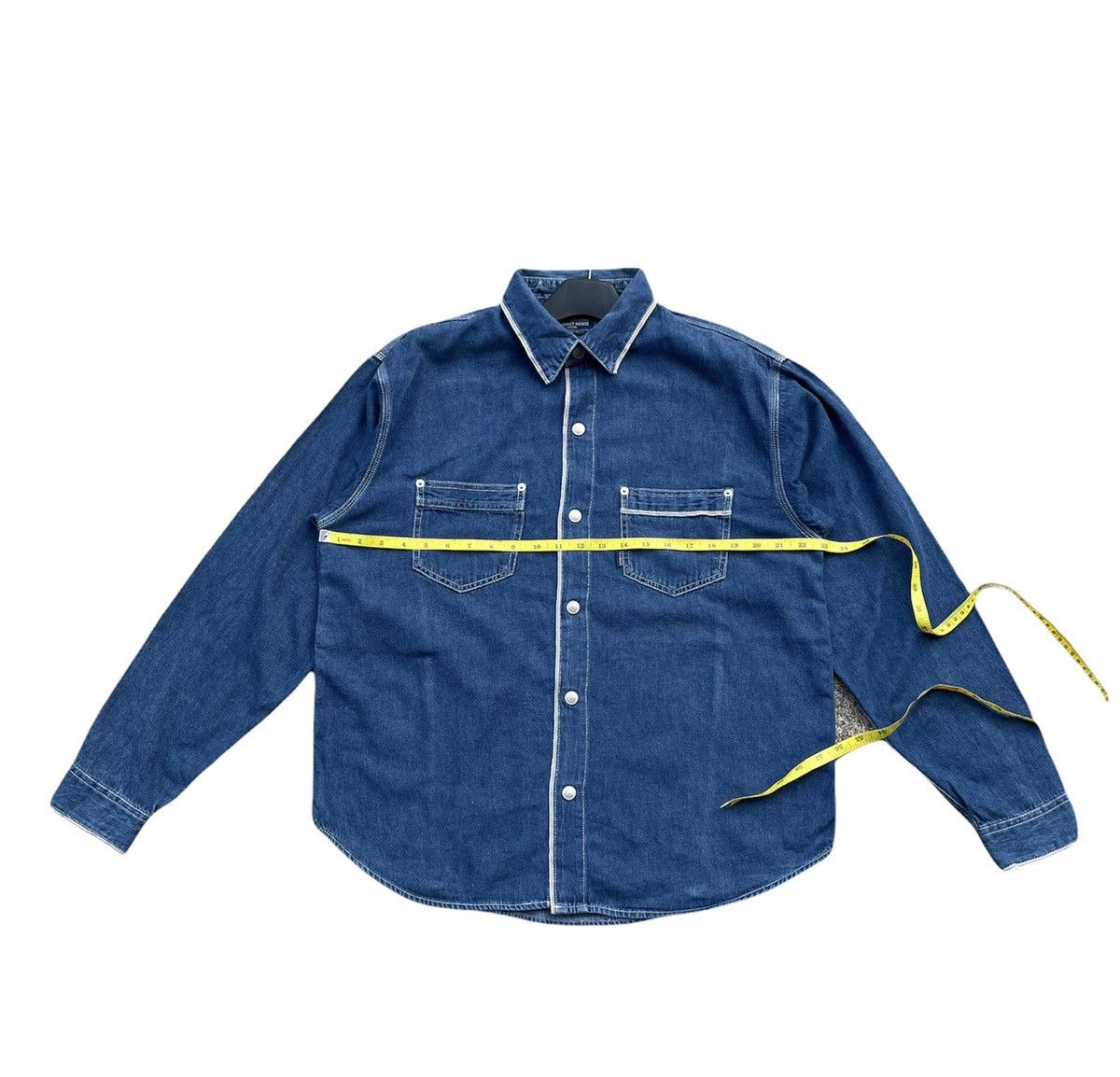 Japanese Brand Kearney House Denim Selvedge Shirt Size US XL / EU 56 / 4 - 2 Thumbnail