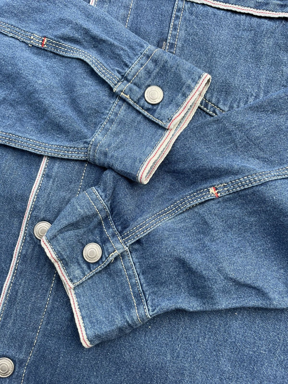 Japanese Brand Kearney House Denim Selvedge Shirt Size US XL / EU 56 / 4 - 9 Thumbnail