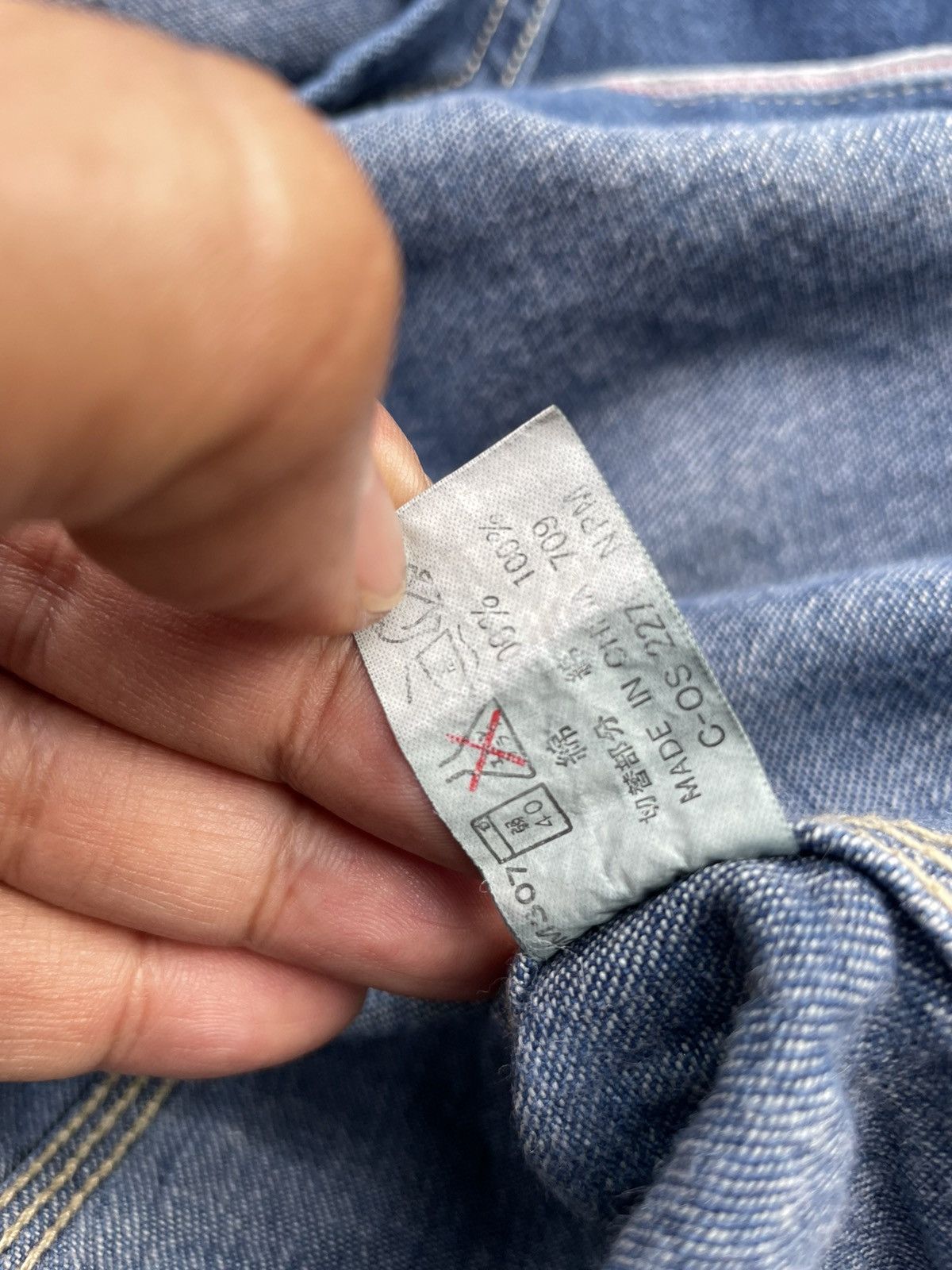 Japanese Brand Kearney House Denim Selvedge Shirt Size US XL / EU 56 / 4 - 8 Thumbnail