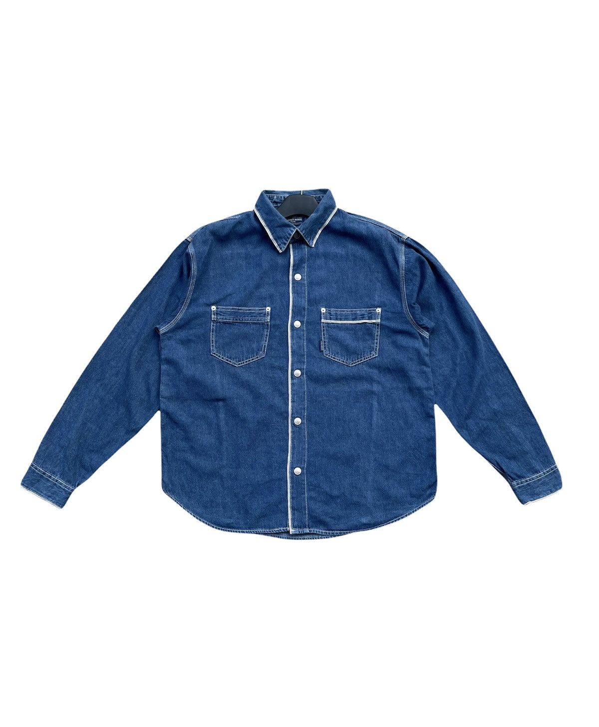 Japanese Brand Kearney House Denim Selvedge Shirt Size US XL / EU 56 / 4 - 1 Thumbnail