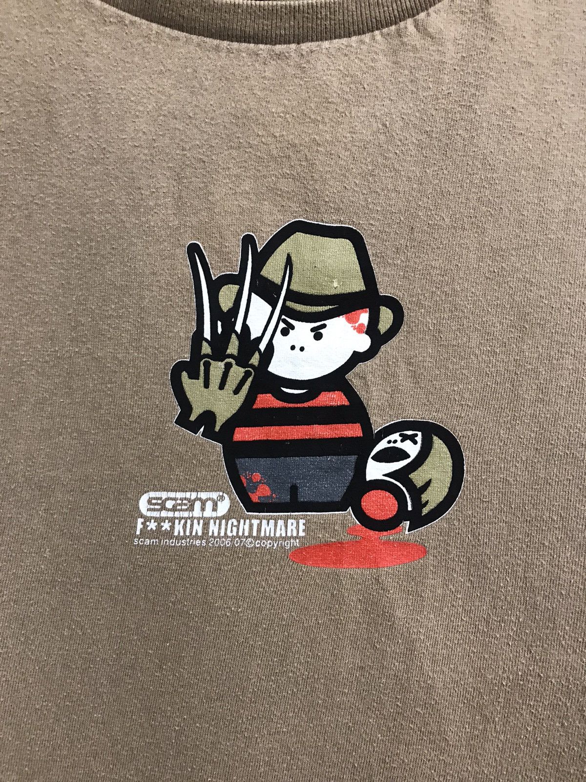 Vintage Vintage Fuckin nightmare streetwear tee Size US M / EU 48-50 / 2 - 3 Thumbnail