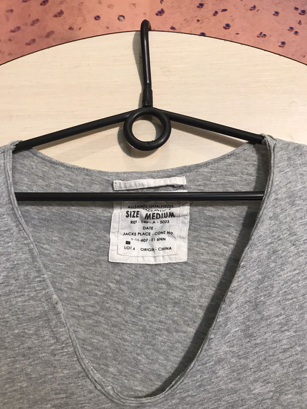 Allsaints Allsaints luxury streetwear v-neck tee Size US M / EU 48-50 / 2 - 3 Thumbnail