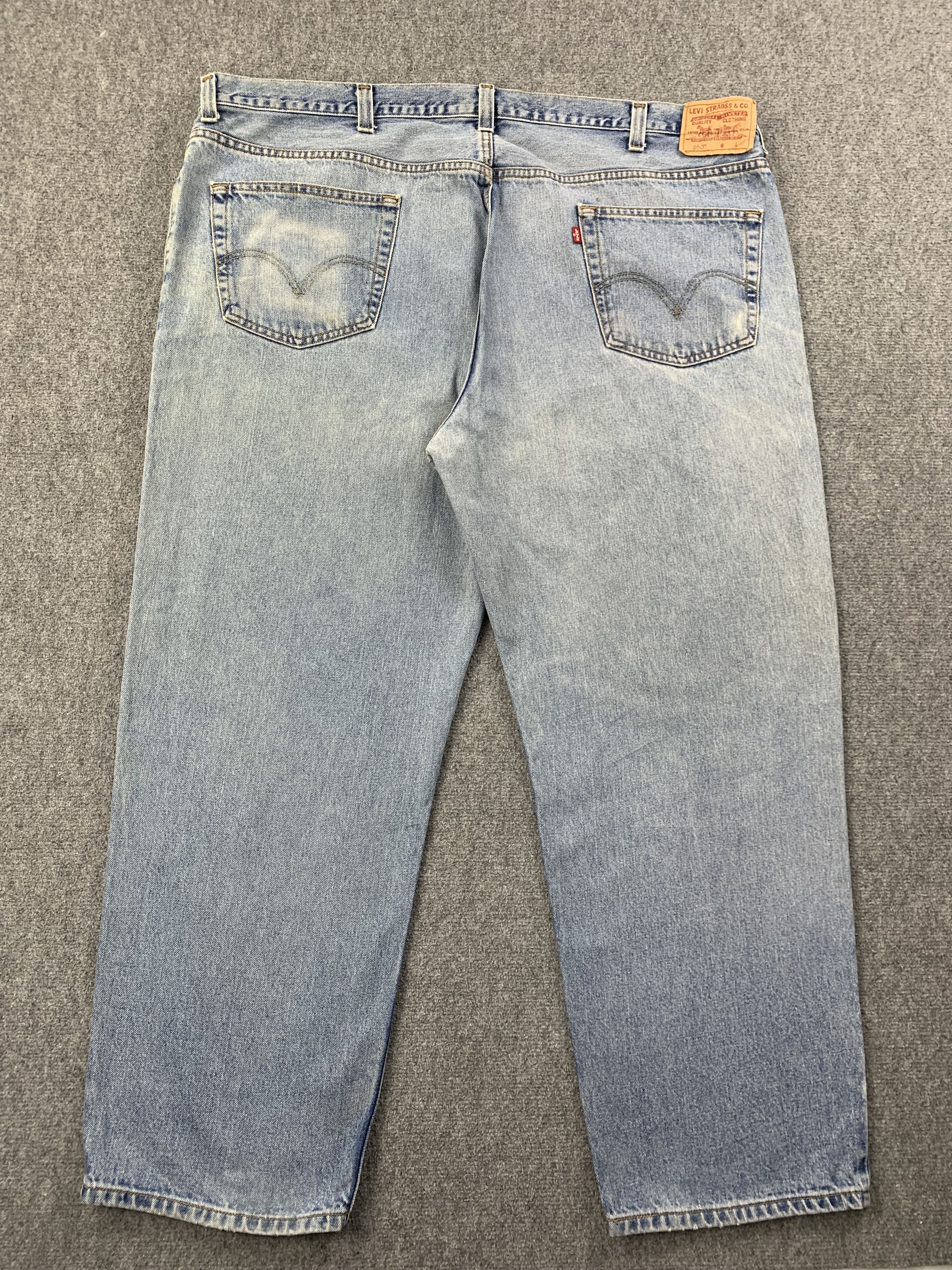 Levi's Vintage Levis 550 Faded Blue Jeans DP2205 Size US 44 / EU 60 - 3 Thumbnail
