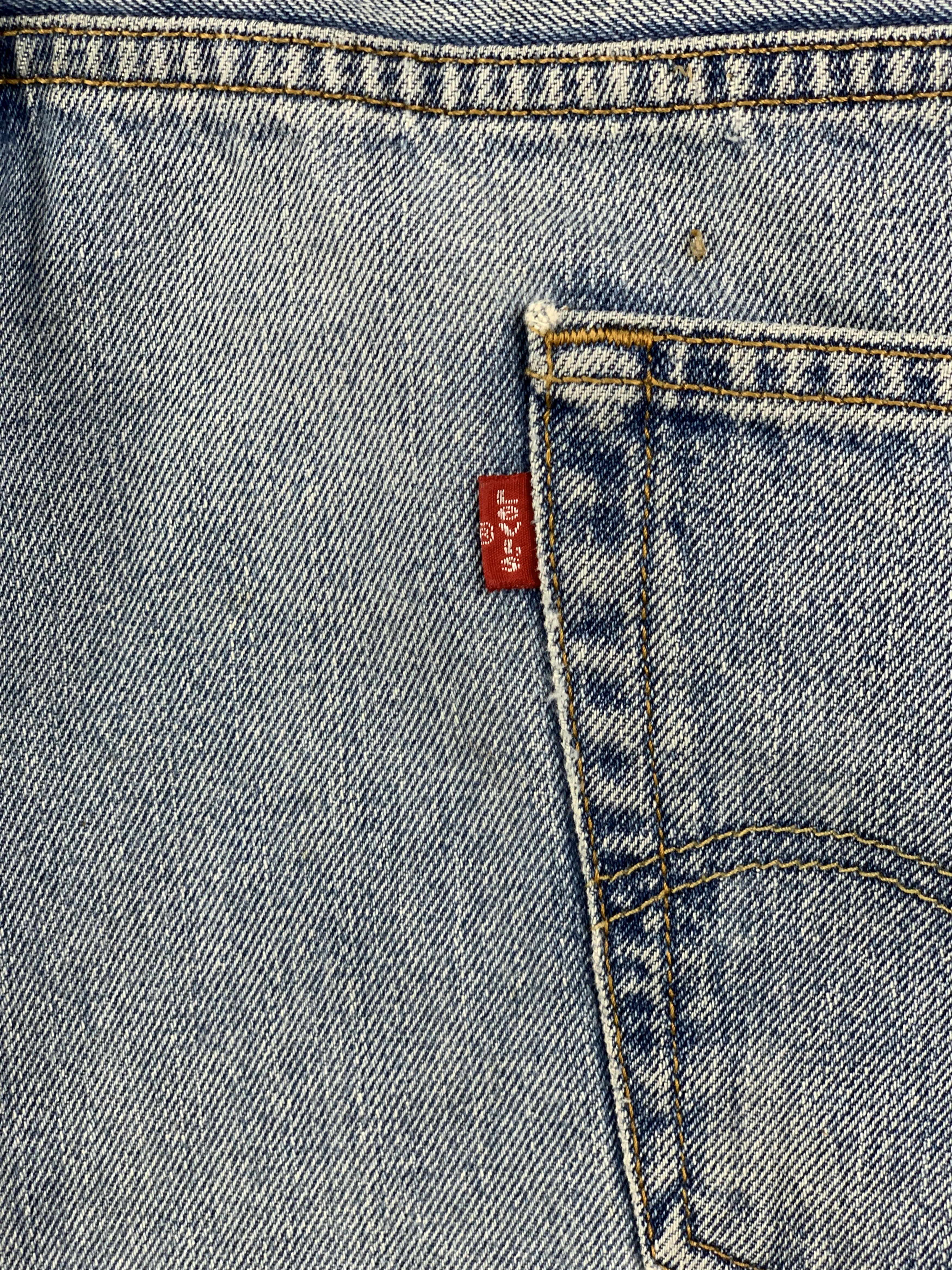 Levi's Vintage Levis 550 Faded Blue Jeans DP2205 Size US 44 / EU 60 - 4 Thumbnail
