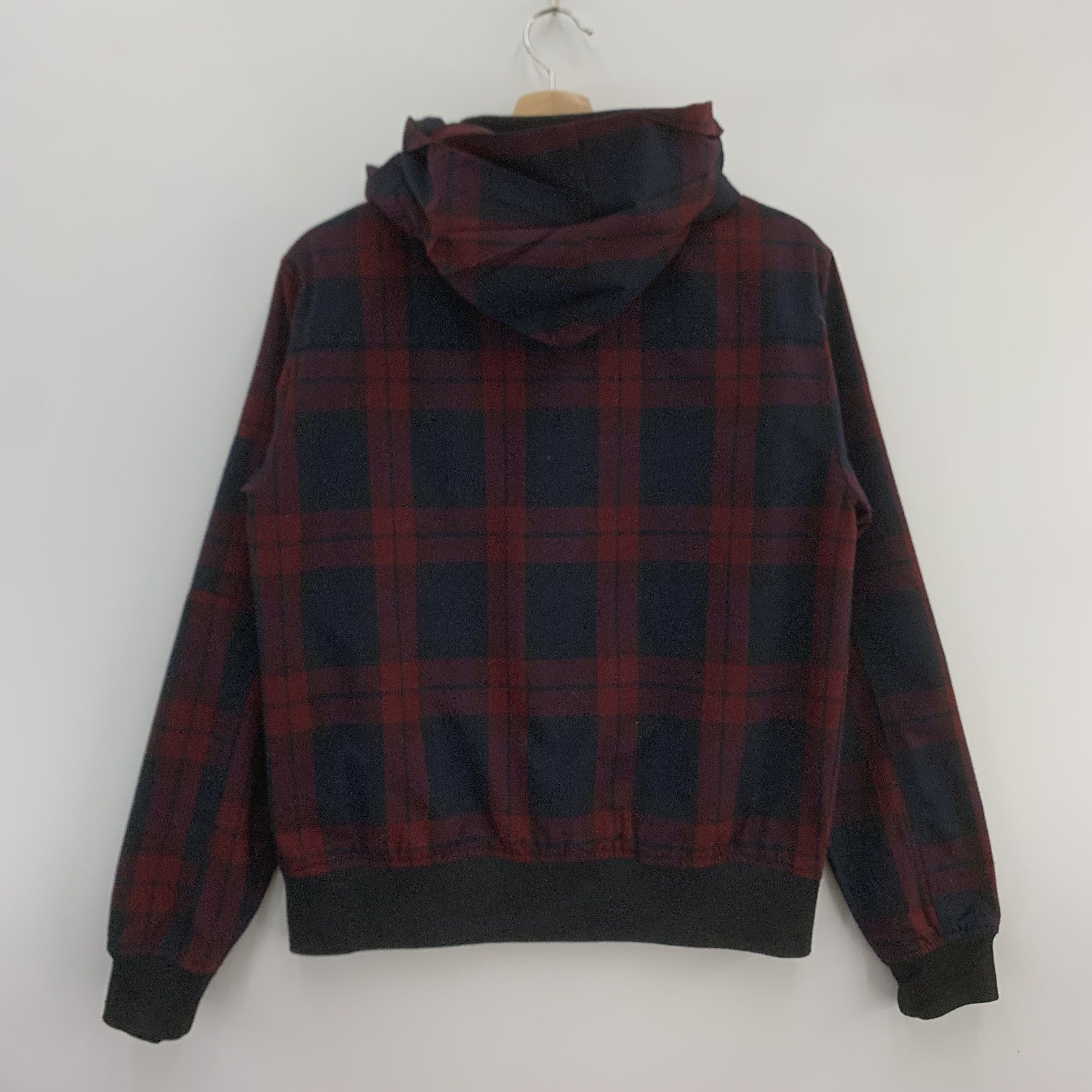 Japanese Brand Beno Sweater Jacket Hoodie Tartan Pattern Size US L / EU 52-54 / 3 - 7 Thumbnail