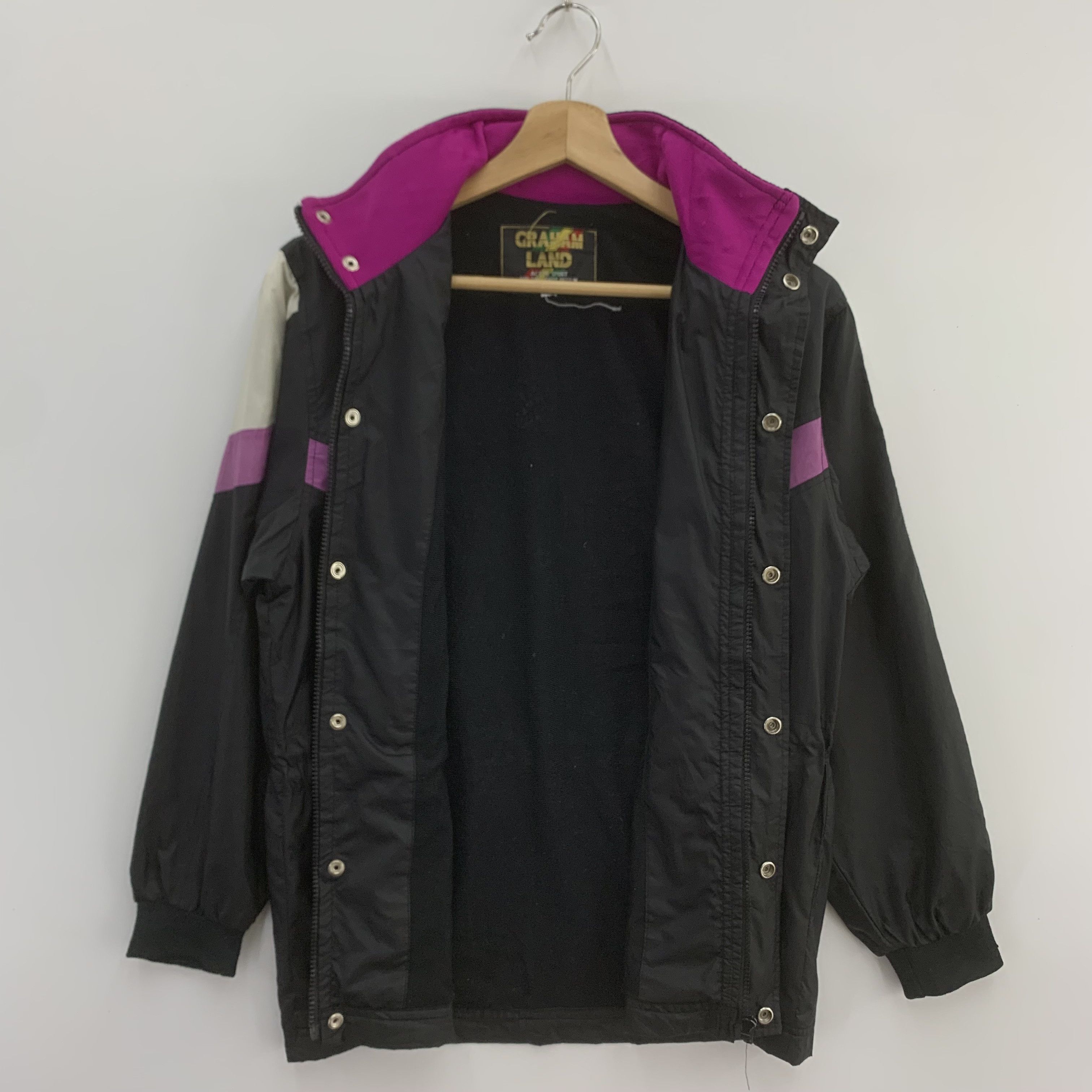 Japanese Brand × Vintage Vintage 80s Graham Land Jacket Sportswear Track Jacket Size US M / EU 48-50 / 2 - 14 Thumbnail