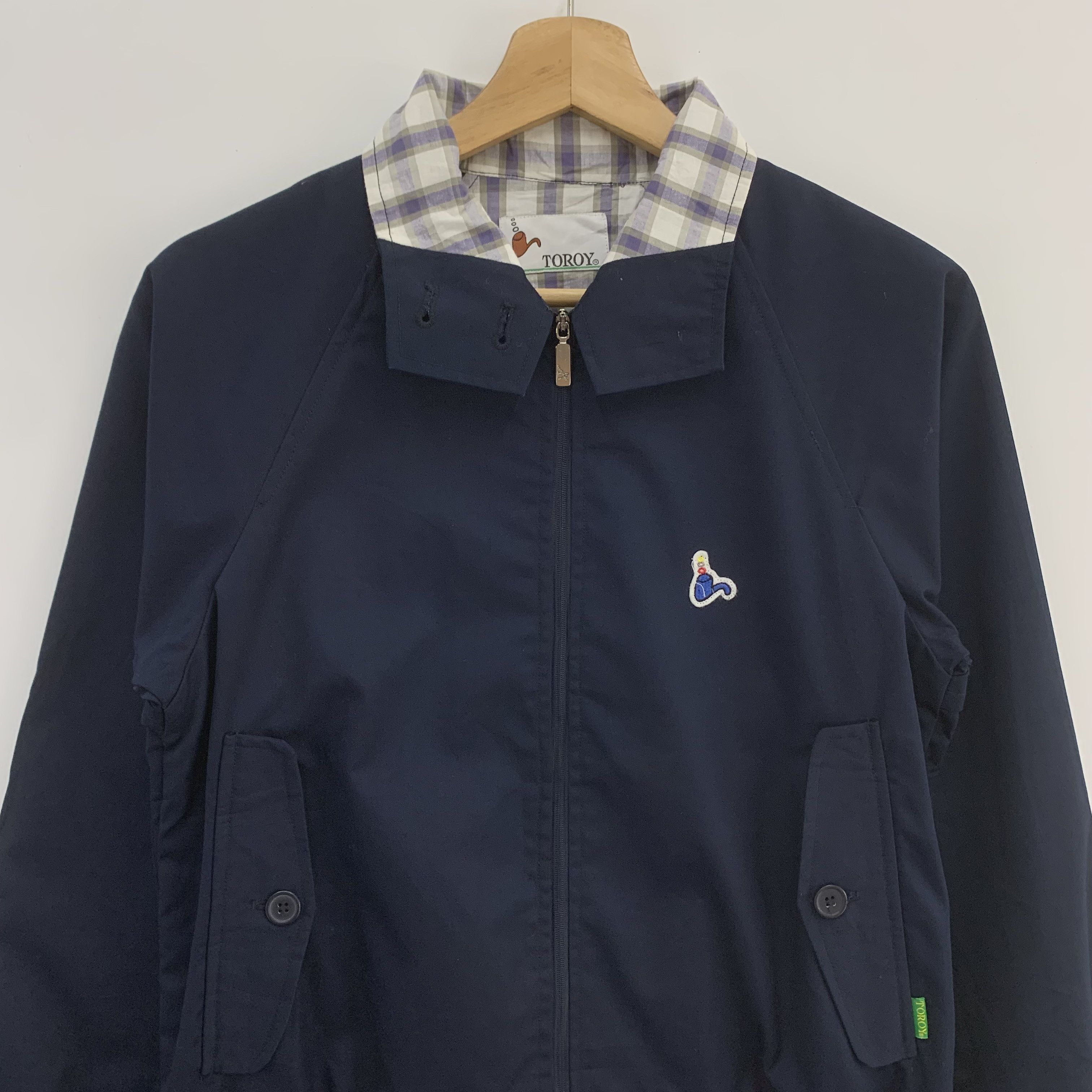 Japanese Brand × Vintage Vintage 90s Toroy Old School Jacket Pullover Size US M / EU 48-50 / 2 - 2 Thumbnail