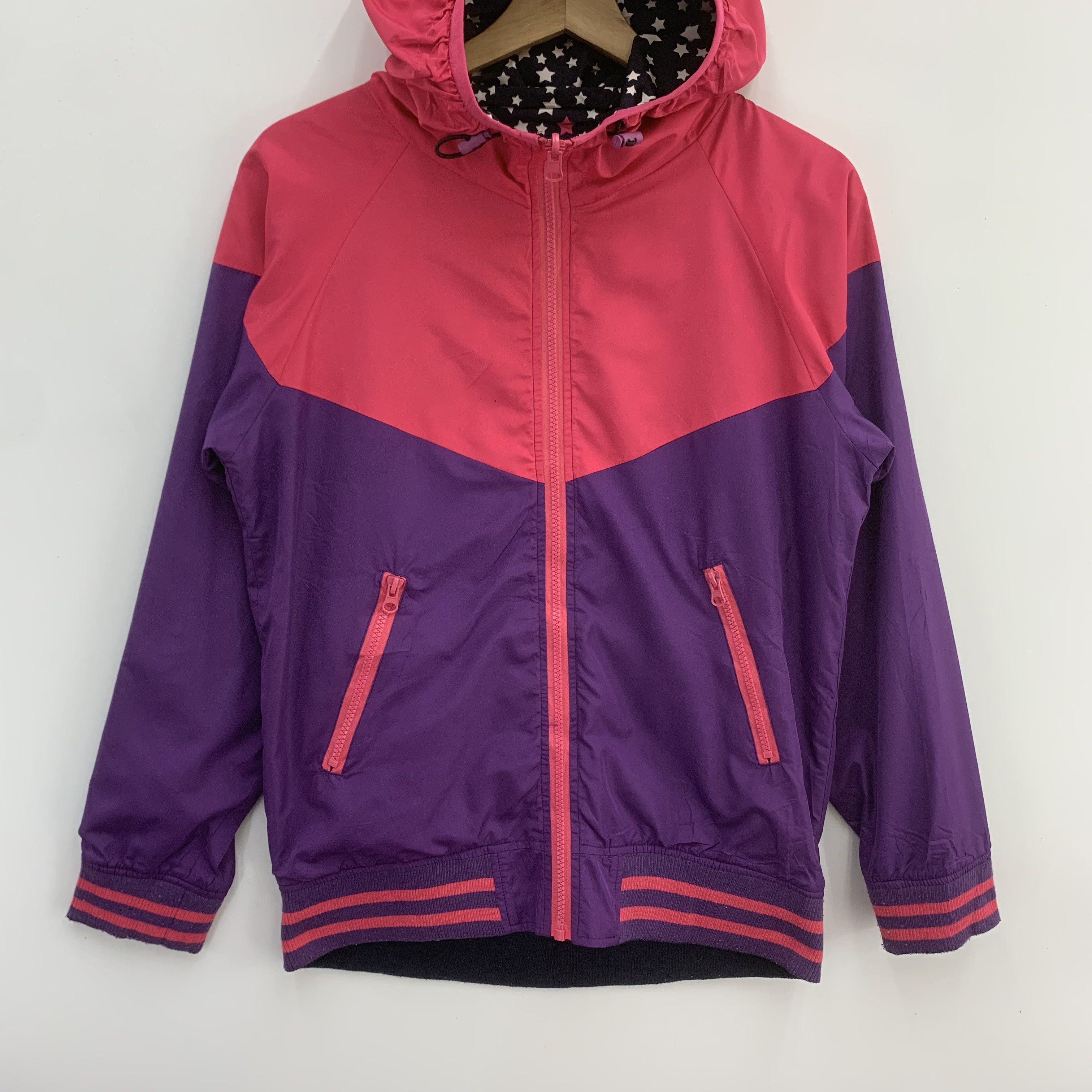 Japanese Brand Reversible Jacket Multicolor | Windbreaker Jacket Size US M / EU 48-50 / 2 - 3 Thumbnail