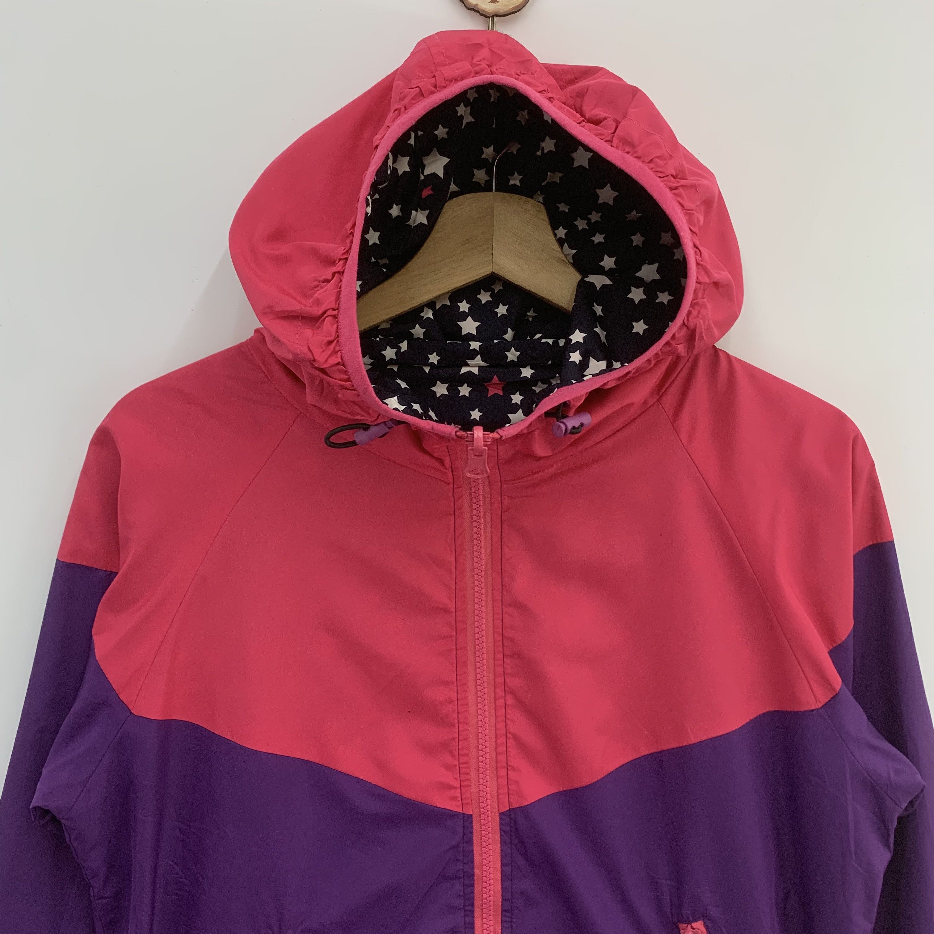 Japanese Brand Reversible Jacket Multicolor | Windbreaker Jacket Size US M / EU 48-50 / 2 - 2 Thumbnail