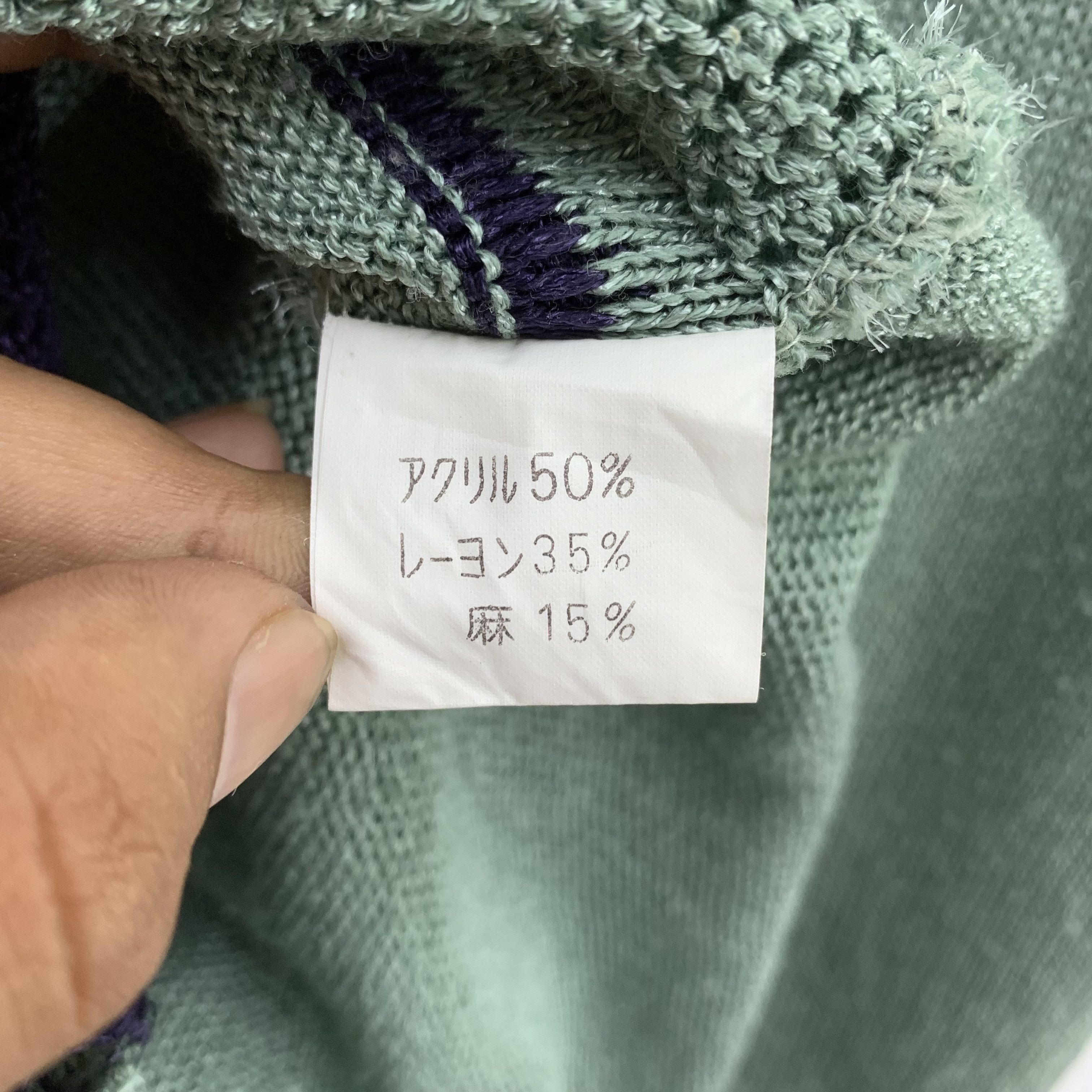 Japanese Brand Raspail Wool Blend Knit Shirt Knitwear Size S / US 4 / IT 40 - 5 Thumbnail