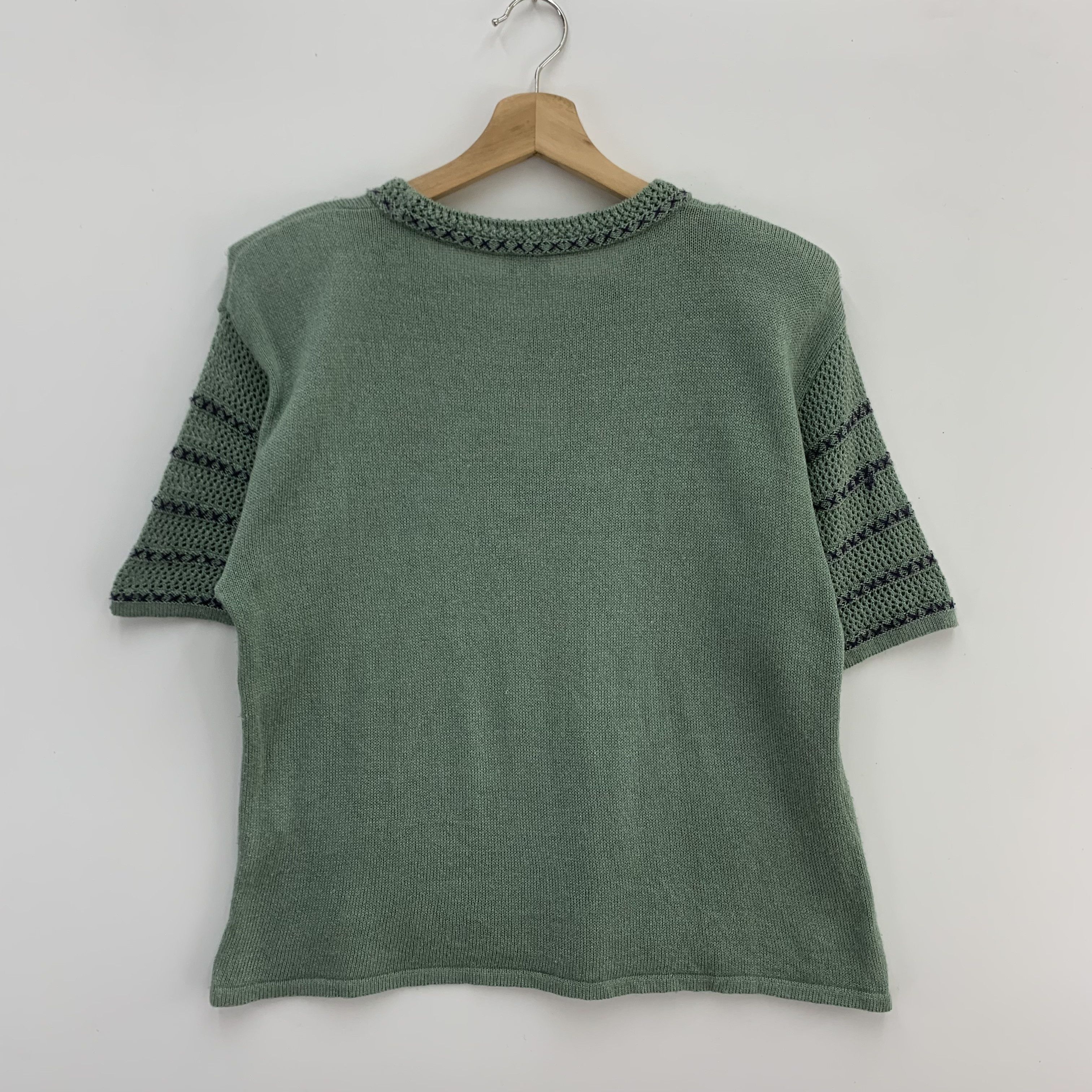 Japanese Brand Raspail Wool Blend Knit Shirt Knitwear Size S / US 4 / IT 40 - 4 Thumbnail