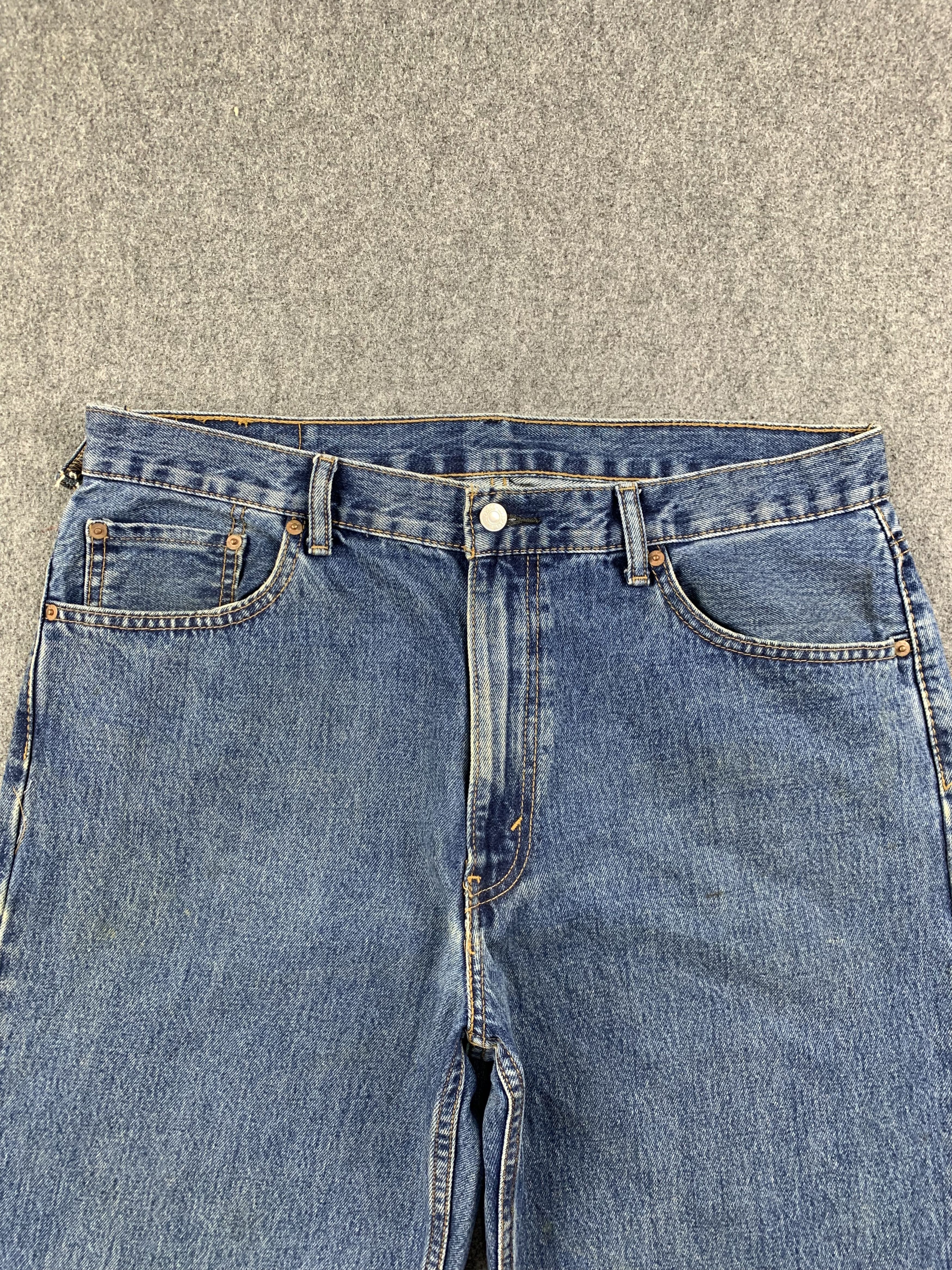 Levi's Vintage Levis 550 Light Blue Jeans DP2211 Size US 37 - 2 Thumbnail