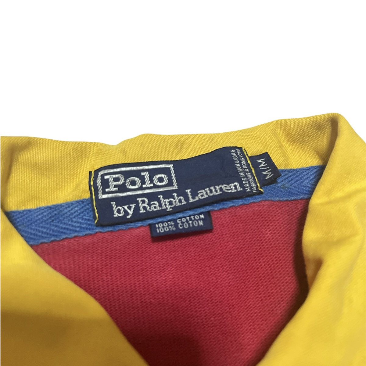Polo Ralph Lauren × Vintage Vintage Polo ralph lauren P-93 RLPC67 rugby shirt longsleeve Size US M / EU 48-50 / 2 - 3 Thumbnail