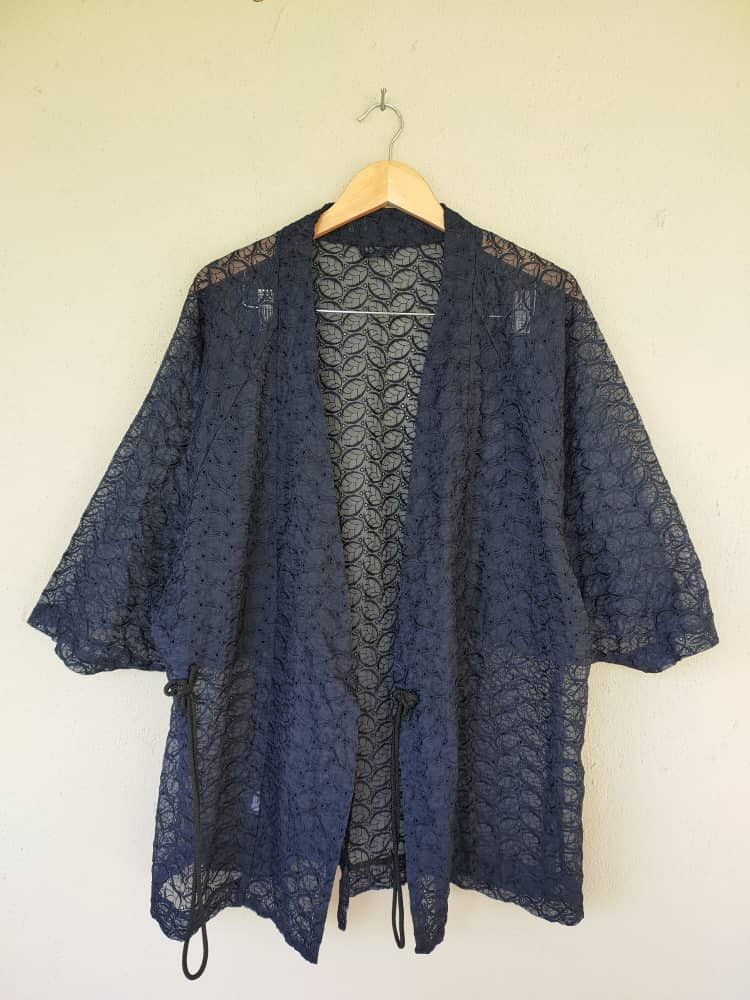 Japanese Brand Mesh Kimono Hanten Size US M / EU 48-50 / 2 - 1 Thumbnail