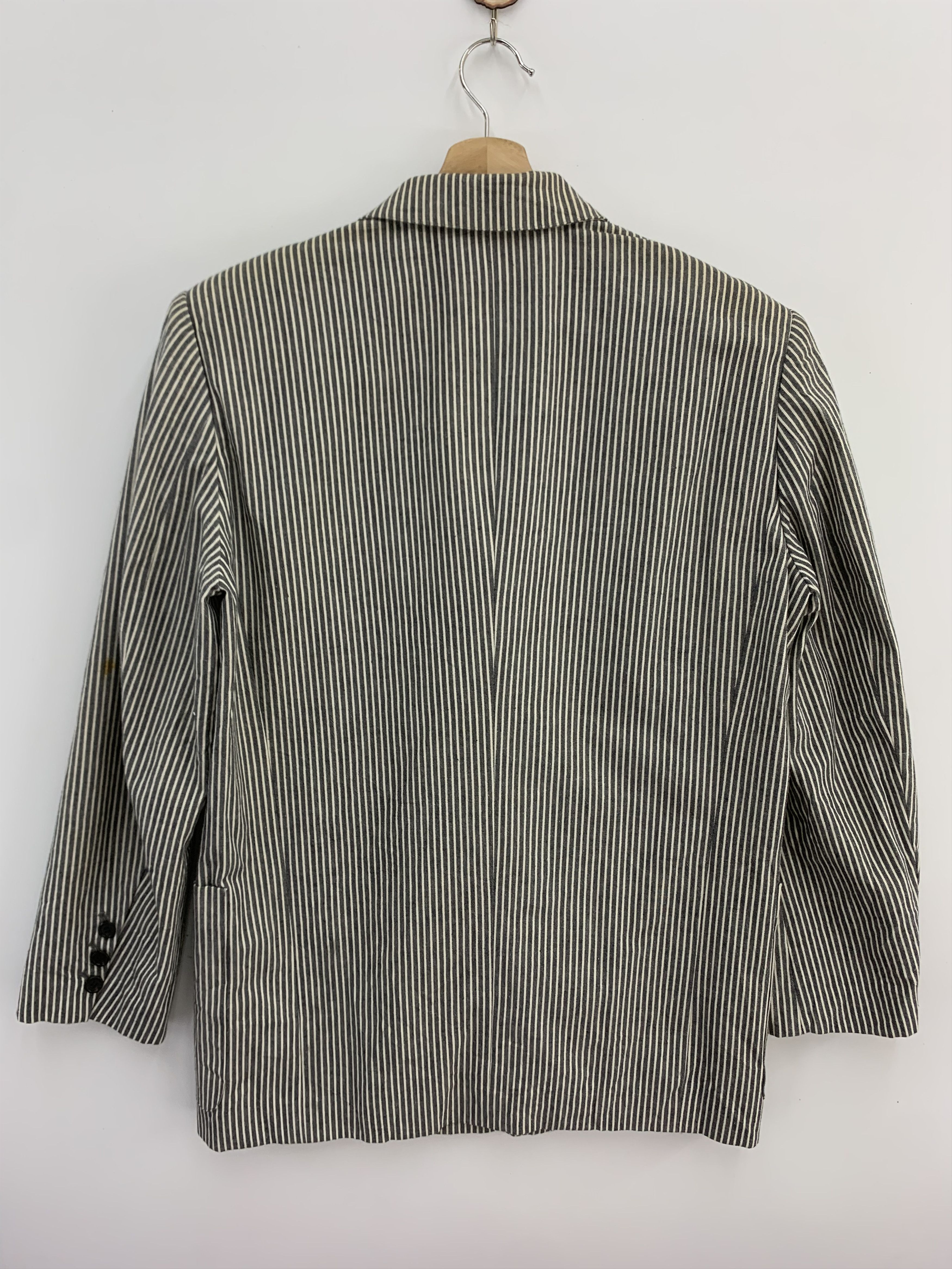 Calvin Klein × Vintage Calvin Klein Blazer, Calvin Klein Sport Jacket Striped Size US L / EU 52-54 / 3 - 4 Thumbnail