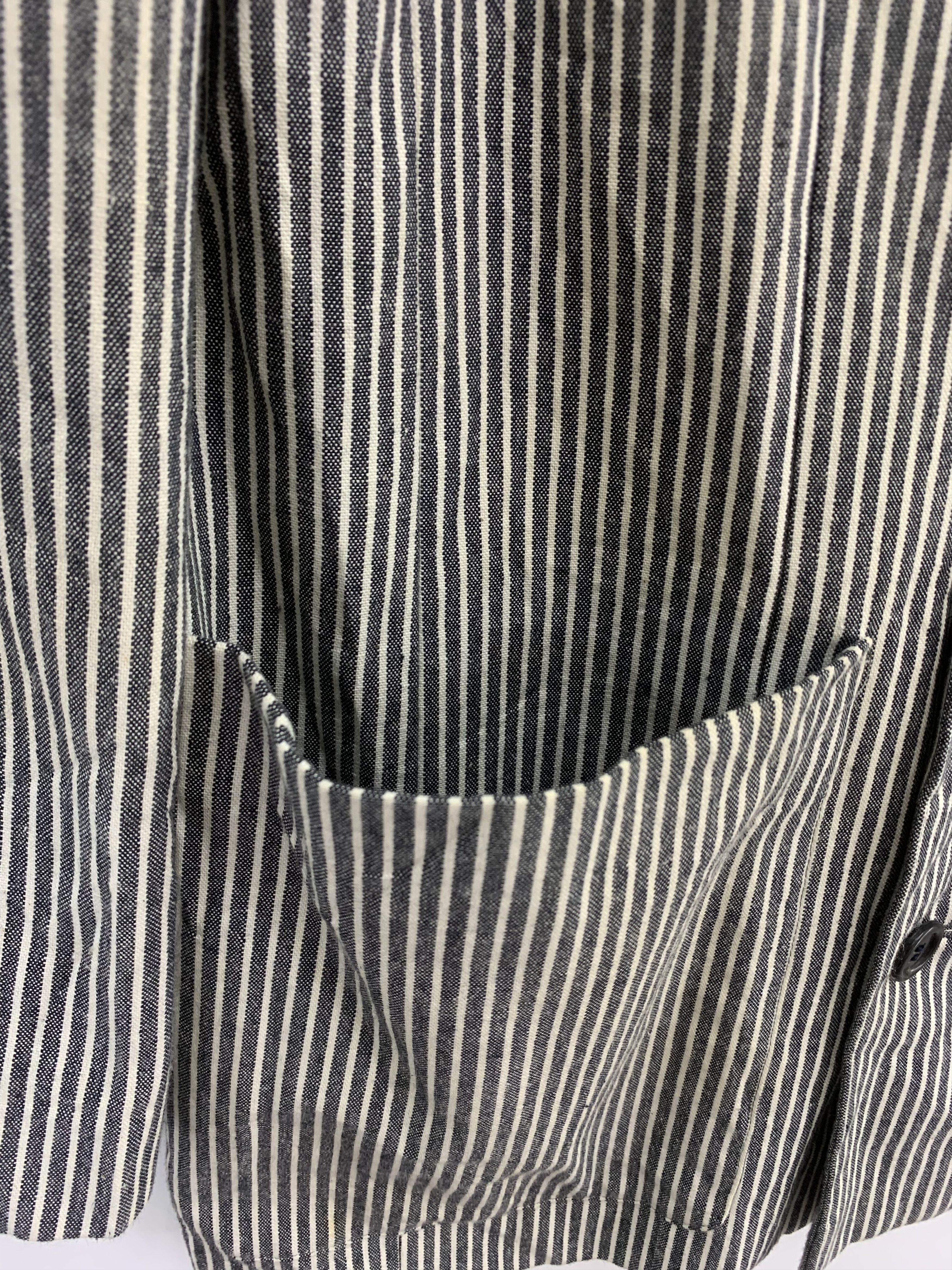 Calvin Klein × Vintage Calvin Klein Blazer, Calvin Klein Sport Jacket Striped Size US L / EU 52-54 / 3 - 5 Thumbnail