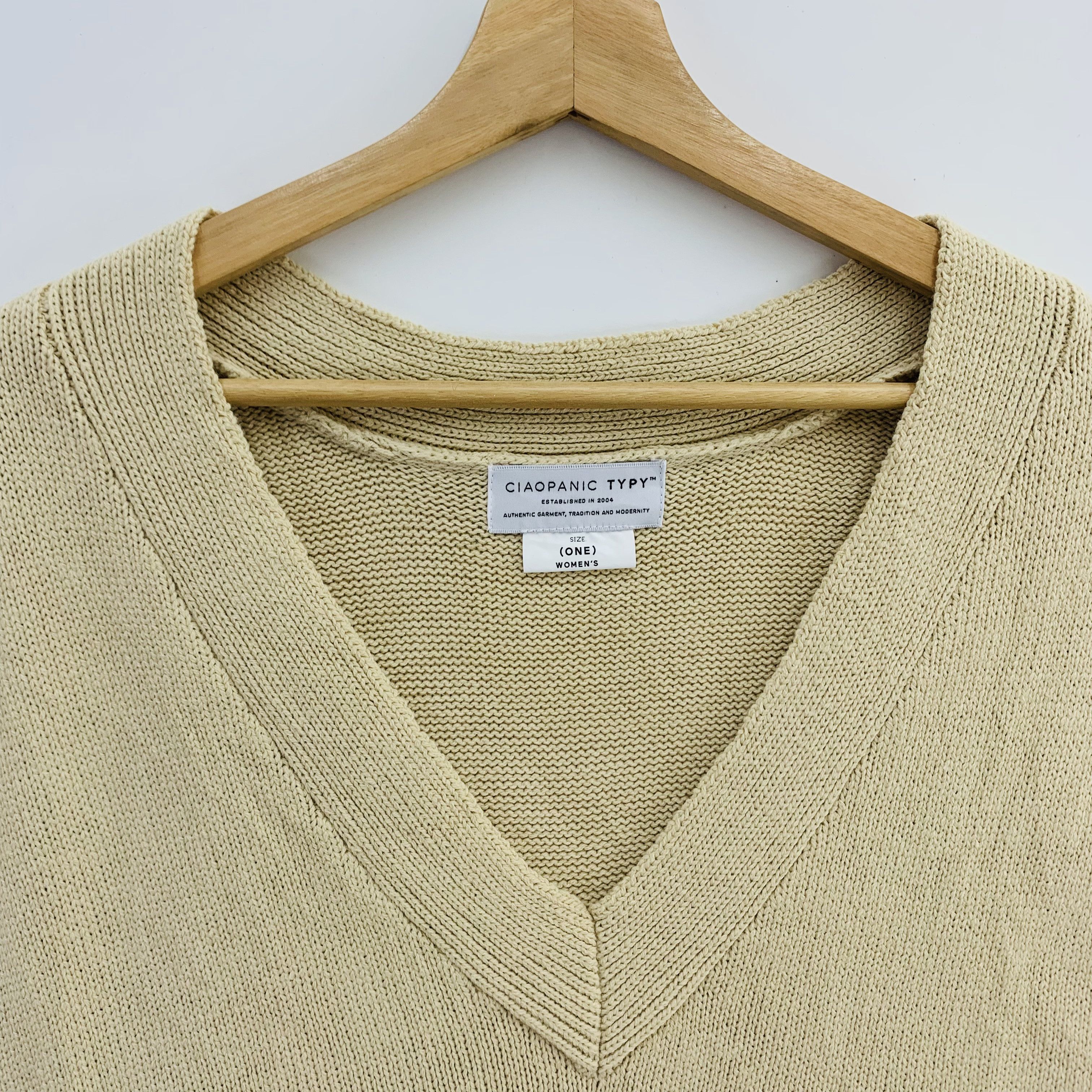 Ciaopanic Ciaopanic Typy Wool Knit Vest Cardigan Knitwear Size US M / EU 48-50 / 2 - 2 Thumbnail