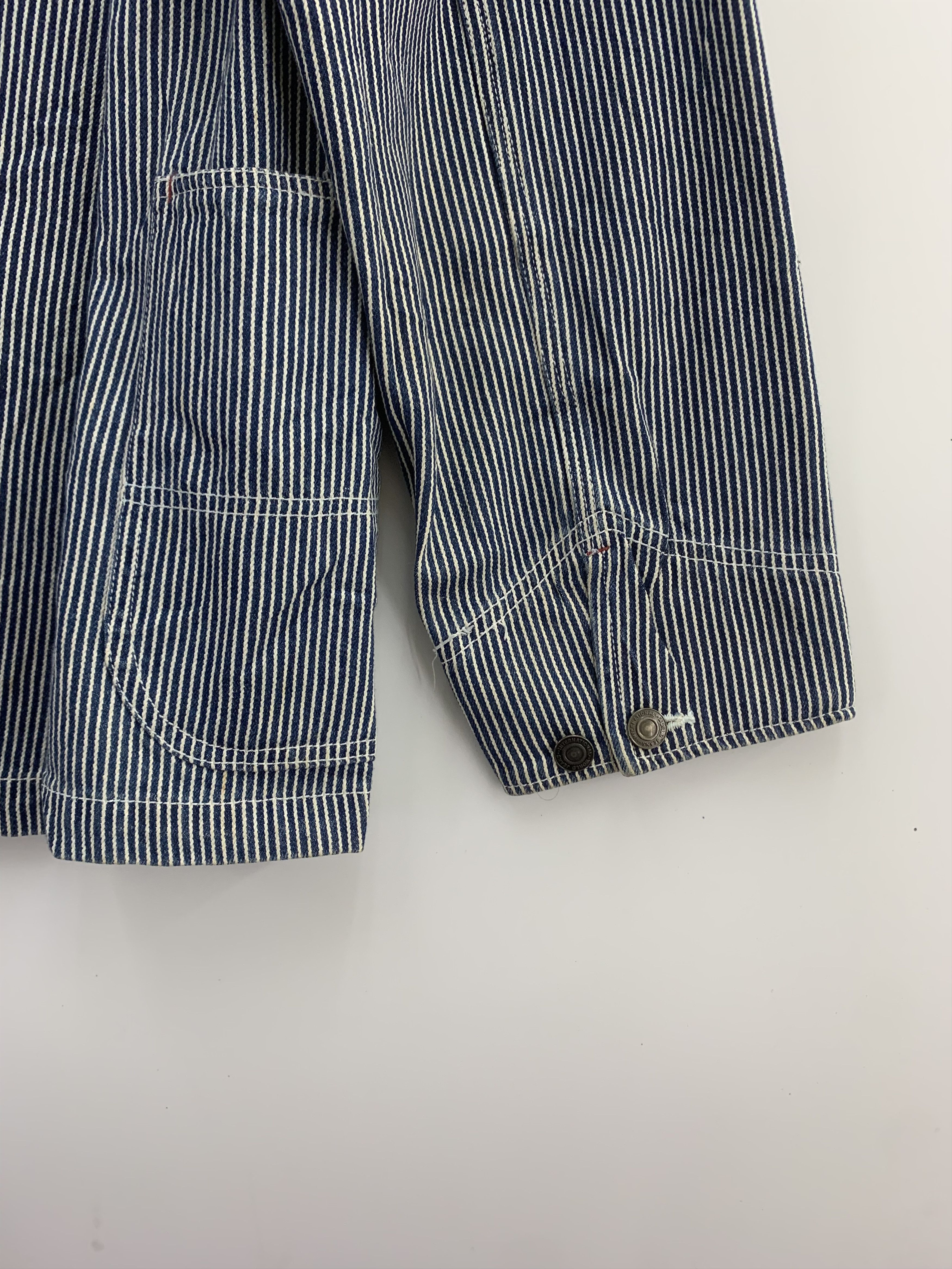 Japanese Brand × Uniqlo Uniqlo Stripe Pattern Jacket Oversized Size US M / EU 48-50 / 2 - 7 Thumbnail